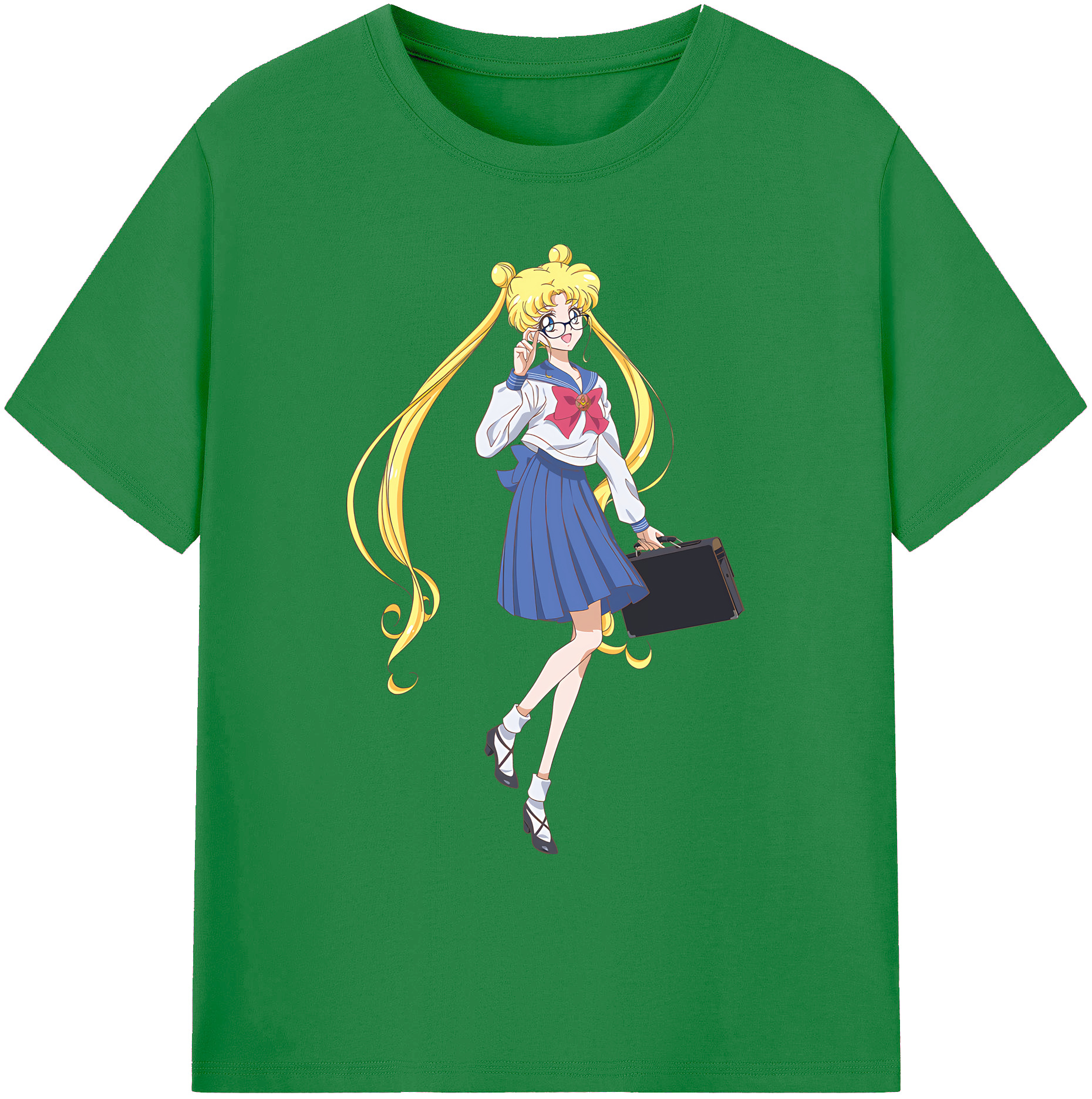 （画像用） 美少女戦士セーラームーン 愛野 美奈子 あいの みなこ Sailor Moon Aino Minako 綿100％ メンズ半袖Tシャツ｜肌触りやわらか＆通気性