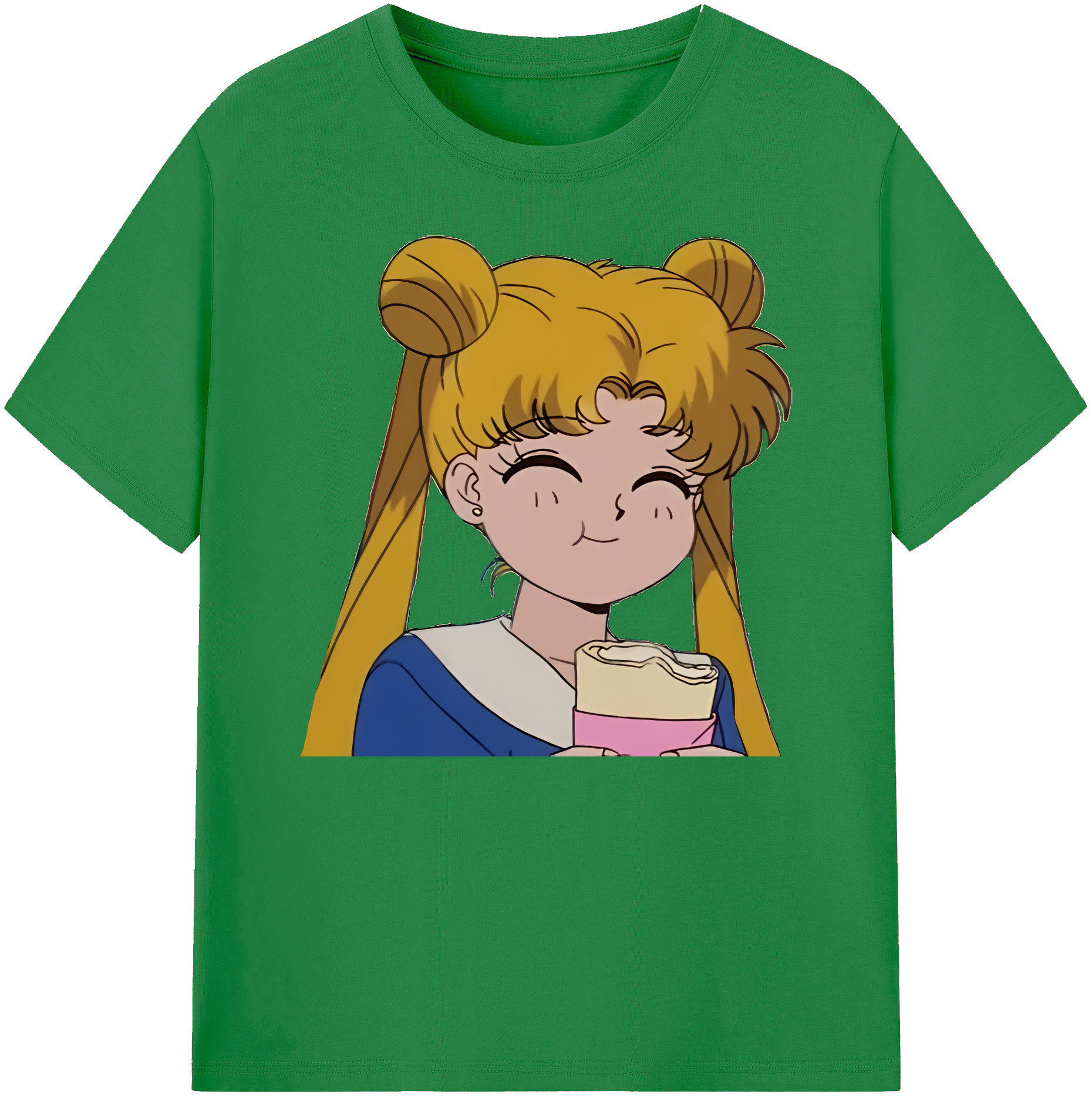 （画像用） 美少女戦士セーラームーン 愛野 美奈子 あいの みなこ Sailor Moon Aino Minako 綿100％ メンズ半袖Tシャツ｜肌触りやわらか＆通気性
