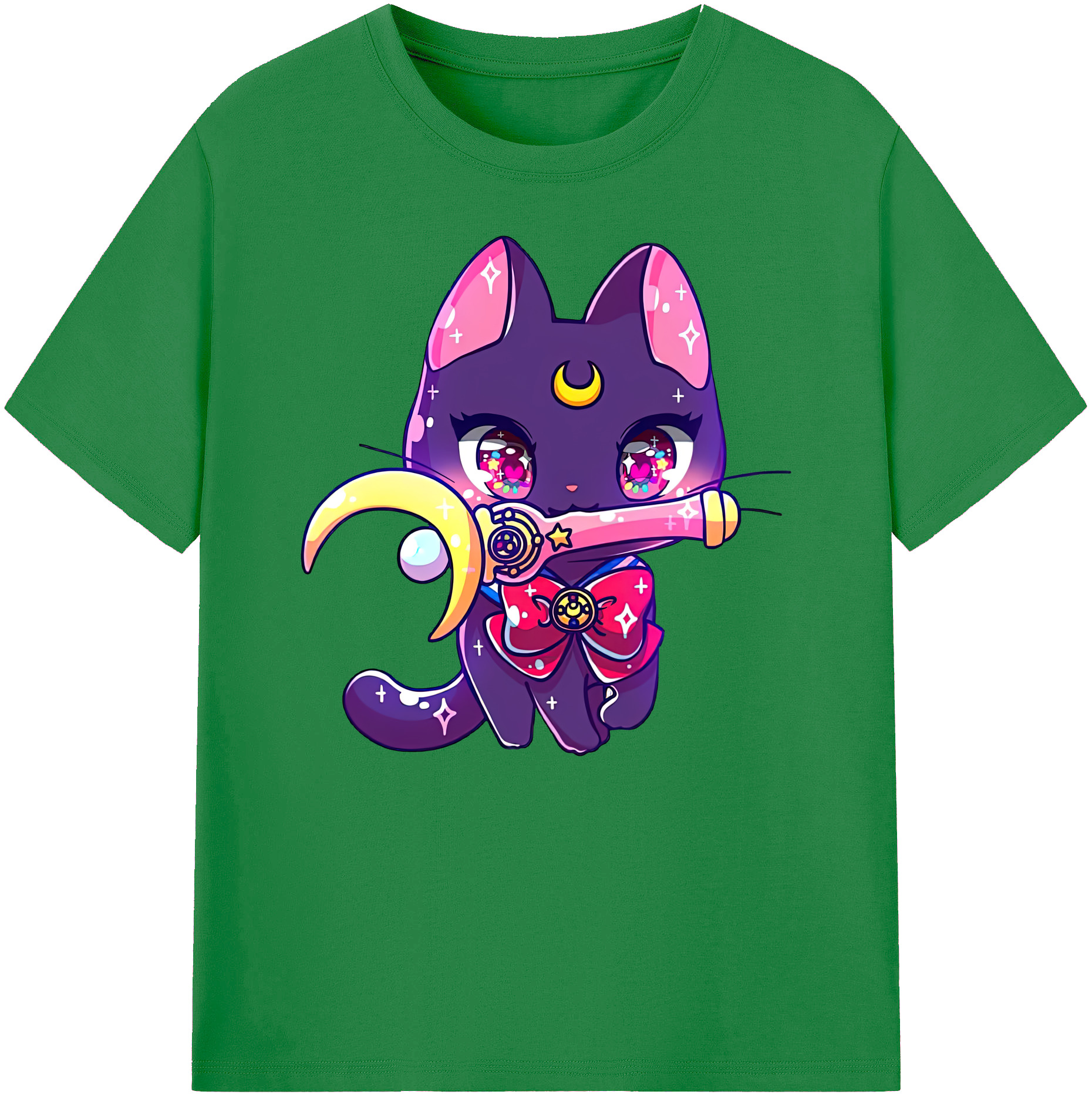 （画像用） 美少女戦士セーラームーン Sailor Moon 綿100％ メンズ半袖Tシャツ｜肌触りやわらか＆通気性