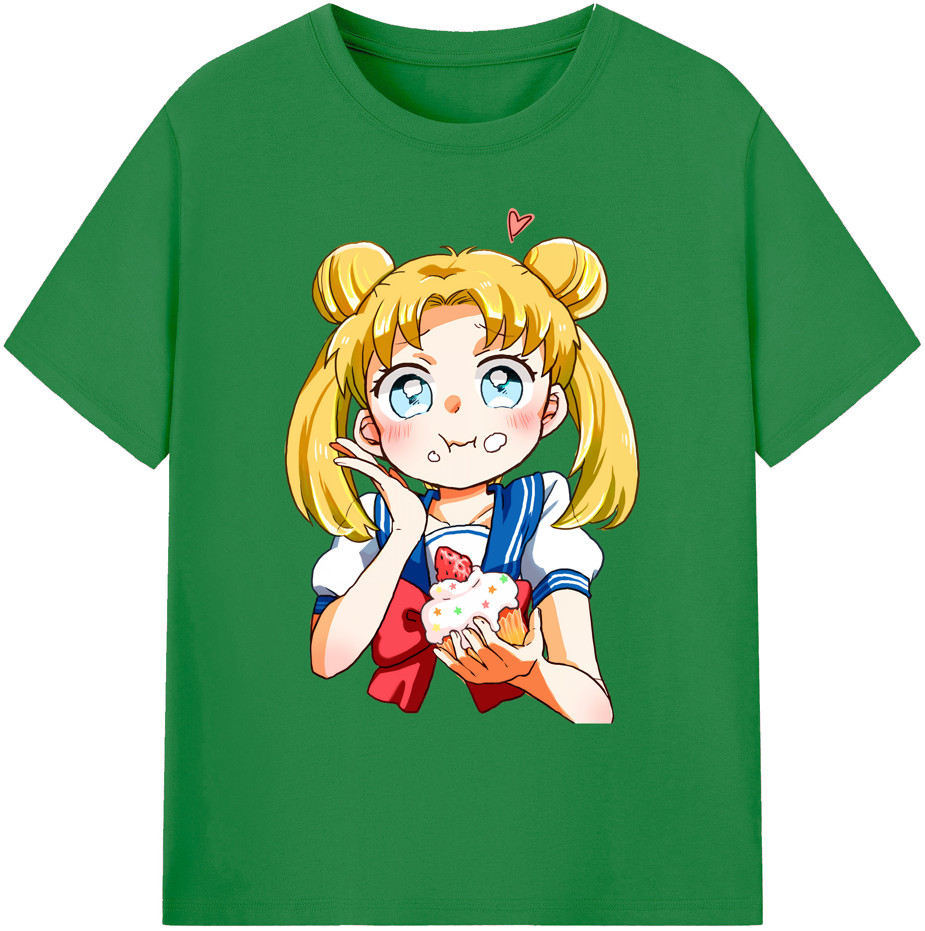 （画像用） 美少女戦士セーラームーン 愛野 美奈子 あいの みなこ Sailor Moon Aino Minako 綿100％ メンズ半袖Tシャツ｜肌触りやわらか＆通気性