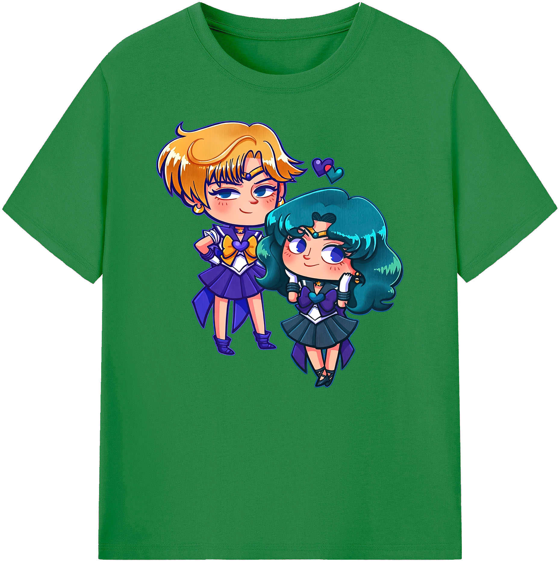 （画像用） 美少女戦士セーラームーン 天王はるか Sailor Moon Tenoh Haruka 綿100％ メンズ半袖Tシャツ｜肌触りやわらか＆通気性