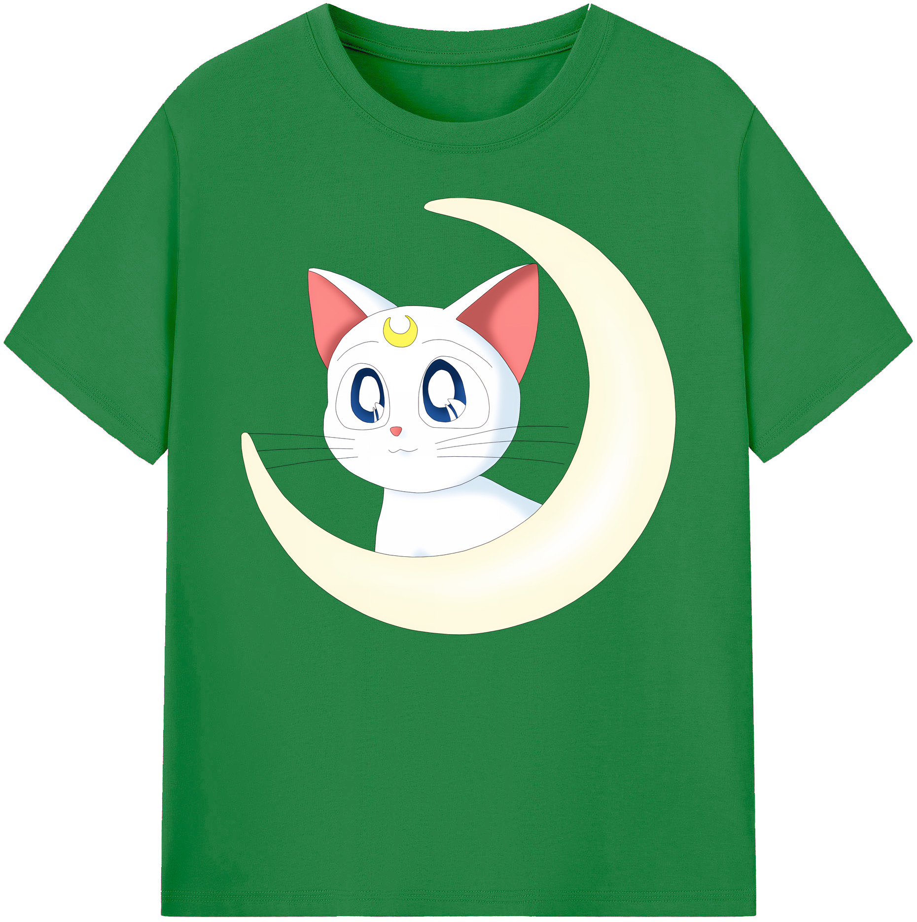 （画像用） 美少女戦士セーラームーン Sailor Moon 綿100％ メンズ半袖Tシャツ｜肌触りやわらか＆通気性