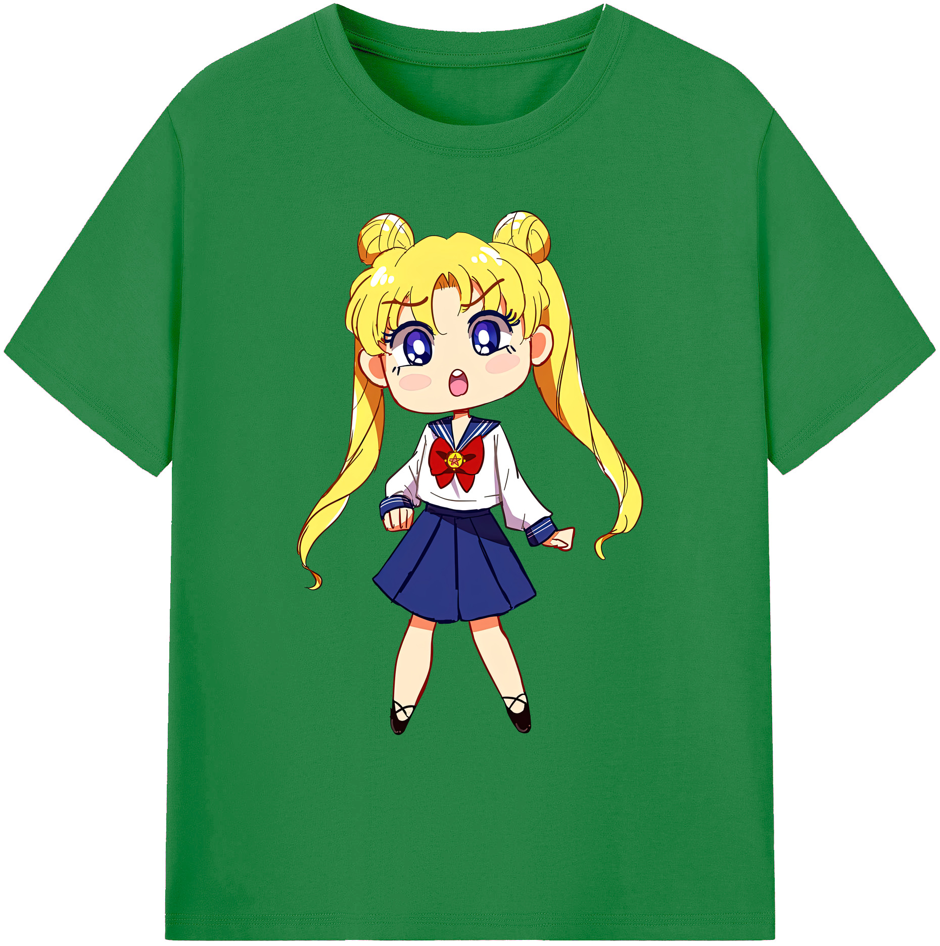 （画像用） 美少女戦士セーラームーン 愛野 美奈子 あいの みなこ Sailor Moon Aino Minako 綿100％ メンズ半袖Tシャツ｜肌触りやわらか＆通気性