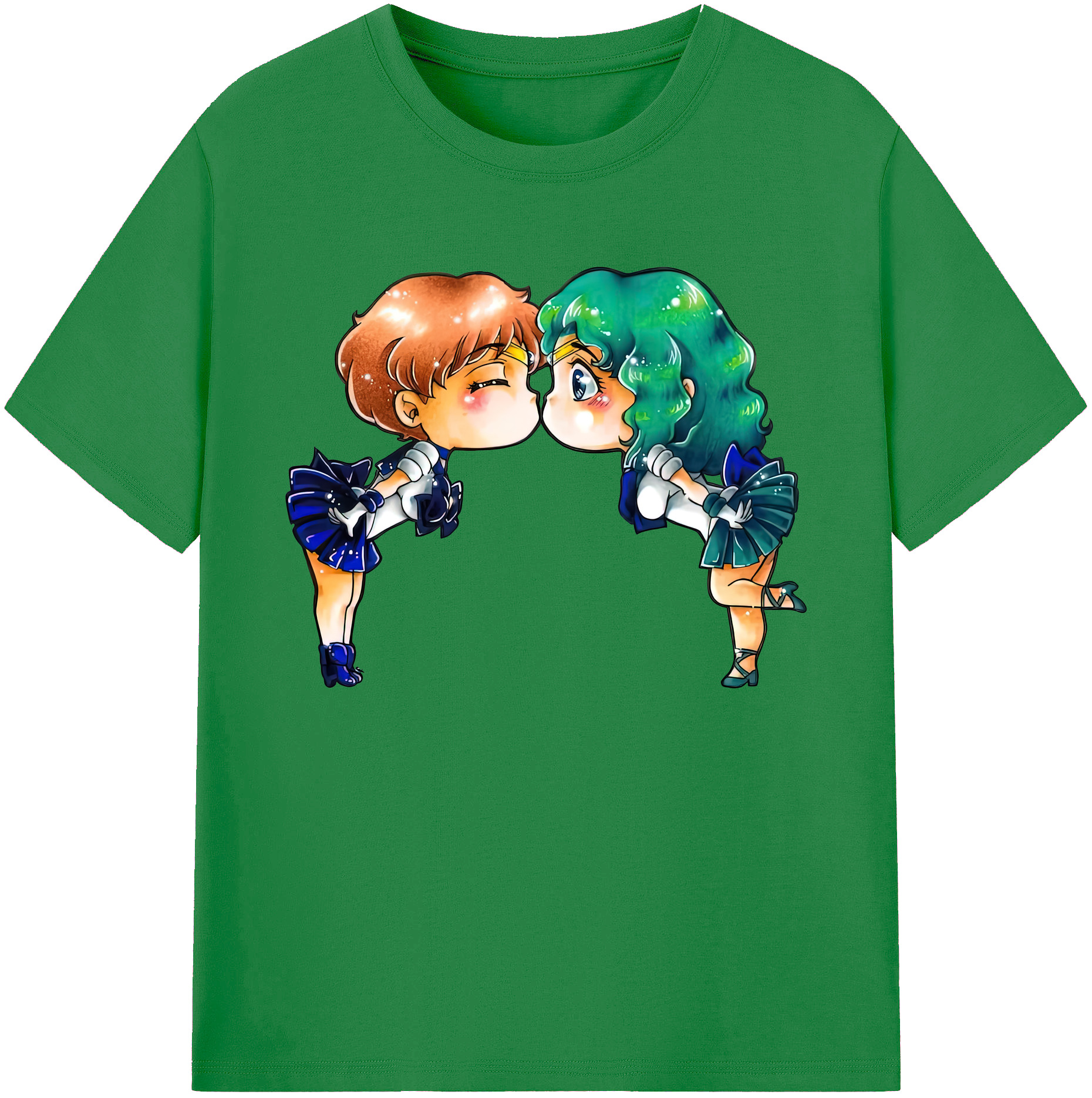 （画像用） 美少女戦士セーラームーン 天王はるか Sailor Moon Tenoh Haruka 綿100％ メンズ半袖Tシャツ｜肌触りやわらか＆通気性