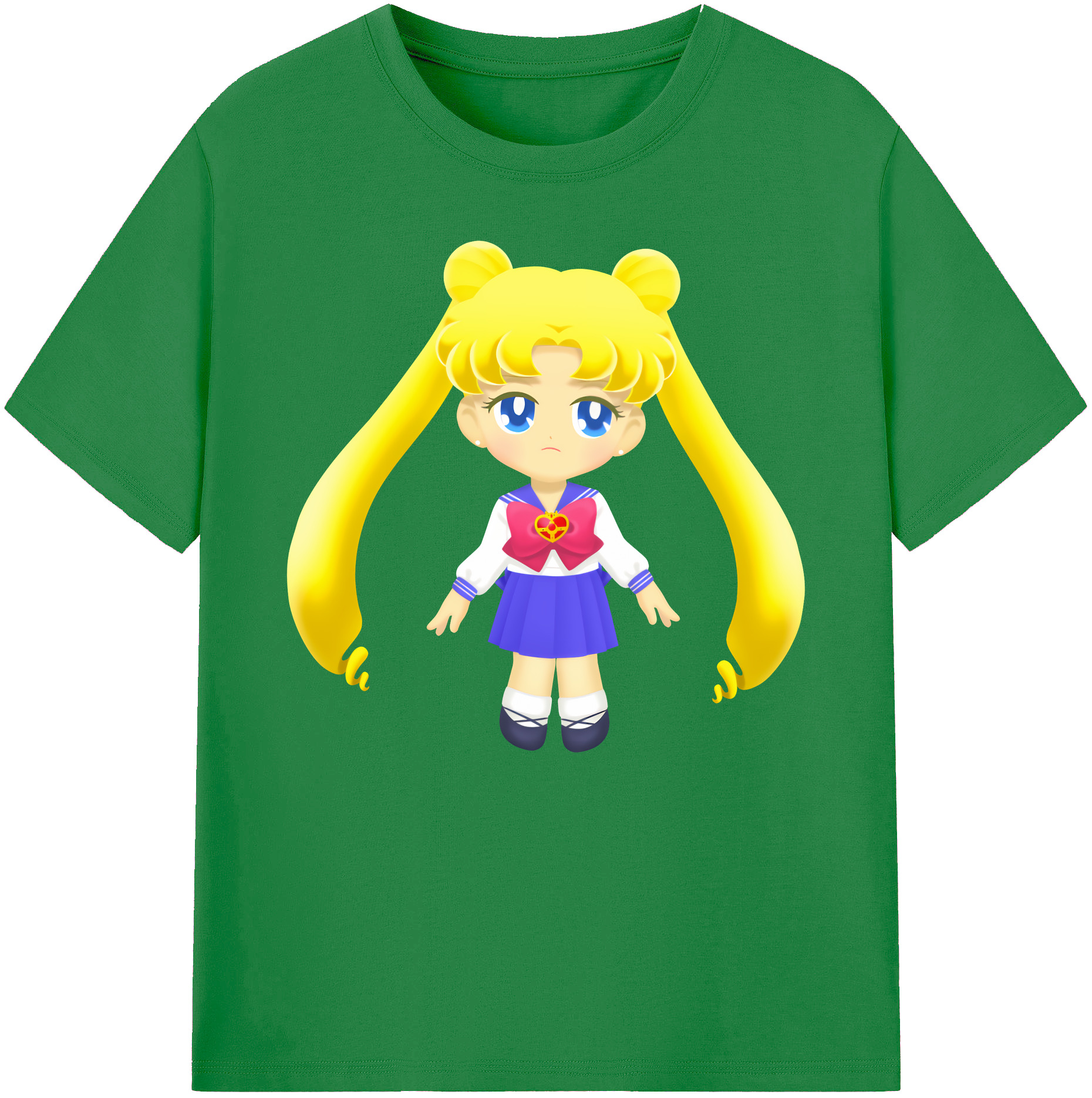 （画像用） 美少女戦士セーラームーン 愛野 美奈子 あいの みなこ Sailor Moon Aino Minako 綿100％ メンズ半袖Tシャツ｜肌触りやわらか＆通気性