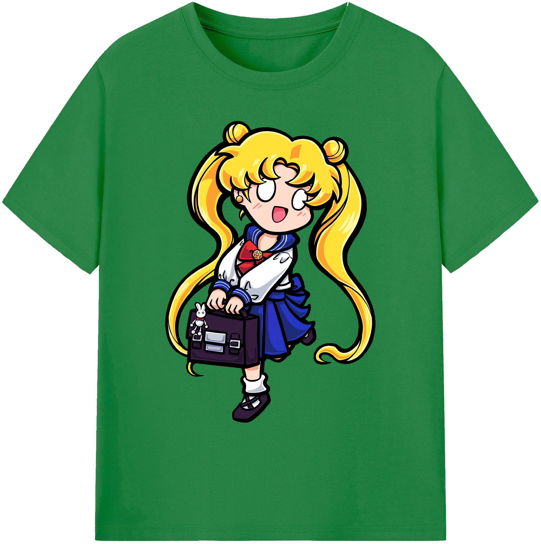 （画像用） 美少女戦士セーラームーン 愛野 美奈子 あいの みなこ Sailor Moon Aino Minako 綿100％ メンズ半袖Tシャツ｜肌触りやわらか＆通気性