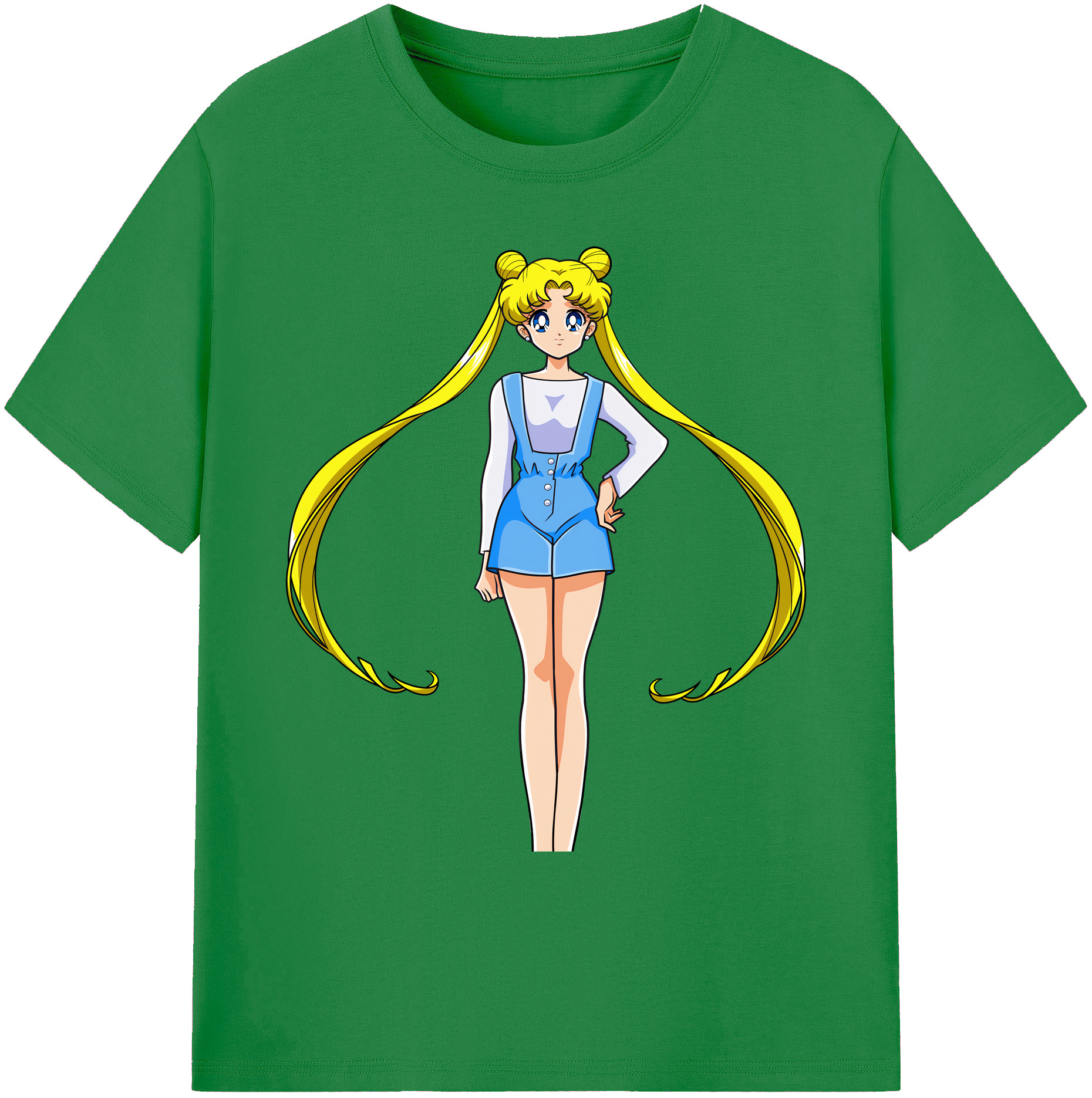 （画像用） 美少女戦士セーラームーン 愛野 美奈子 あいの みなこ Sailor Moon Aino Minako 綿100％ メンズ半袖Tシャツ｜肌触りやわらか＆通気性