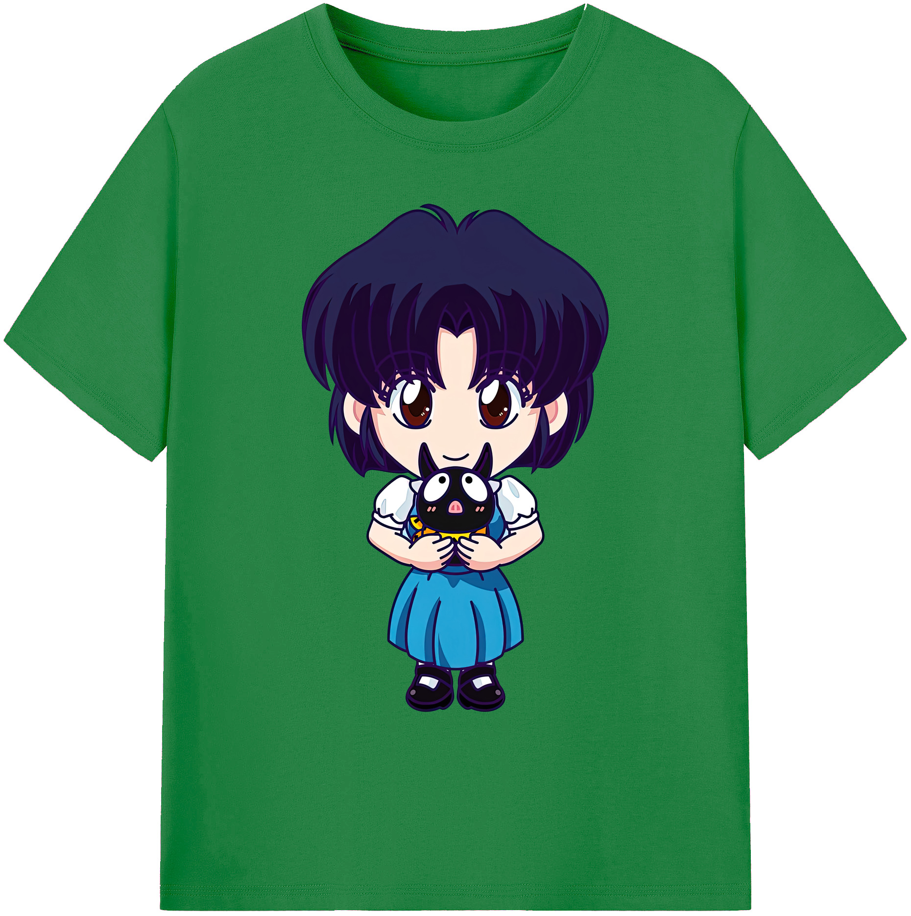（画像用） 美少女戦士セーラームーン 水野 亜美 みずの あみ Sailor Moon Mizuno Ami 綿100％ メンズ半袖Tシャツ｜肌触りやわらか＆通気性