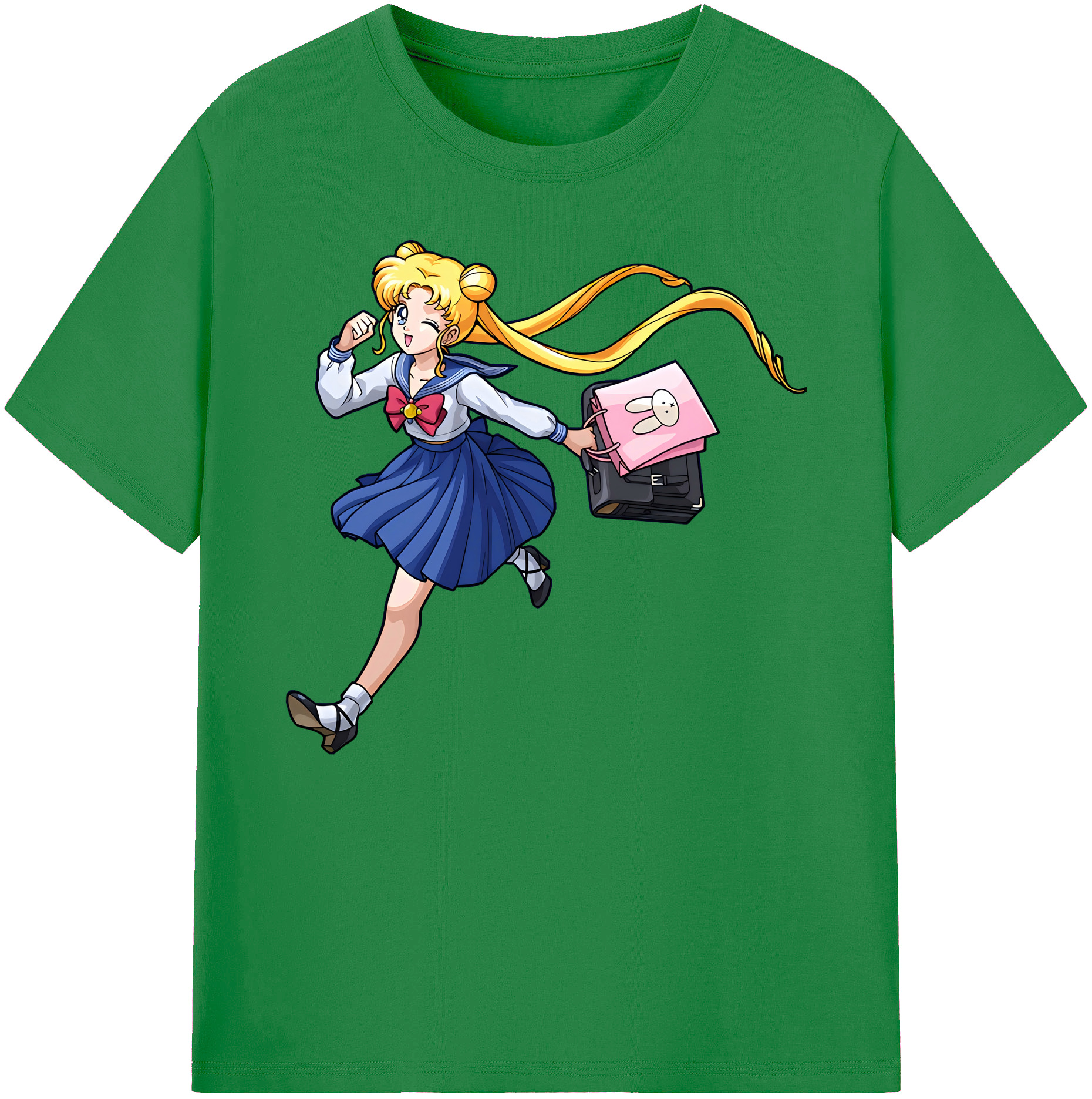 （画像用） 美少女戦士セーラームーン 愛野 美奈子 あいの みなこ Sailor Moon Aino Minako 綿100％ メンズ半袖Tシャツ｜肌触りやわらか＆通気性