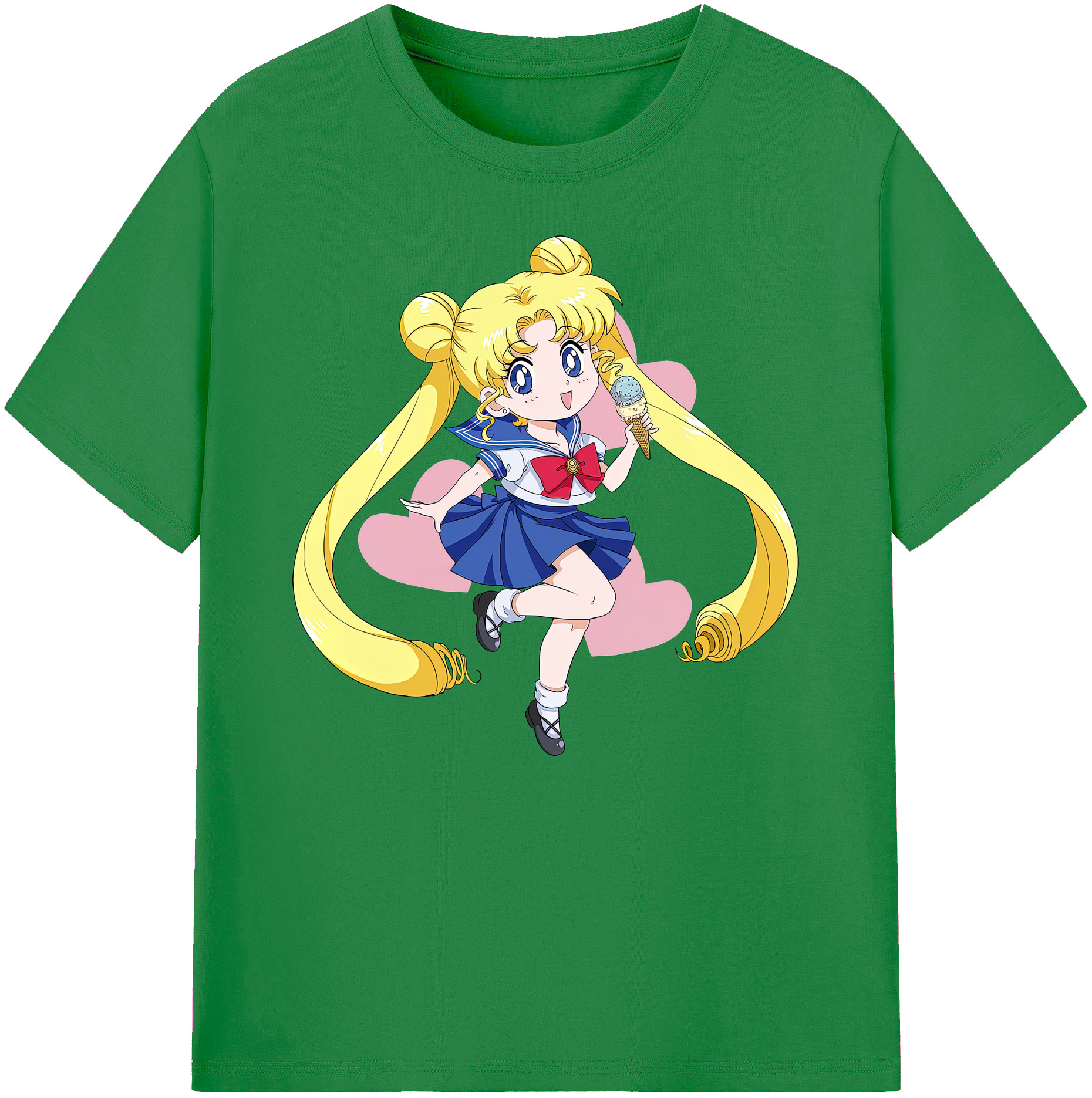 （画像用） 美少女戦士セーラームーン 愛野 美奈子 あいの みなこ Sailor Moon Aino Minako 綿100％ メンズ半袖Tシャツ｜肌触りやわらか＆通気性
