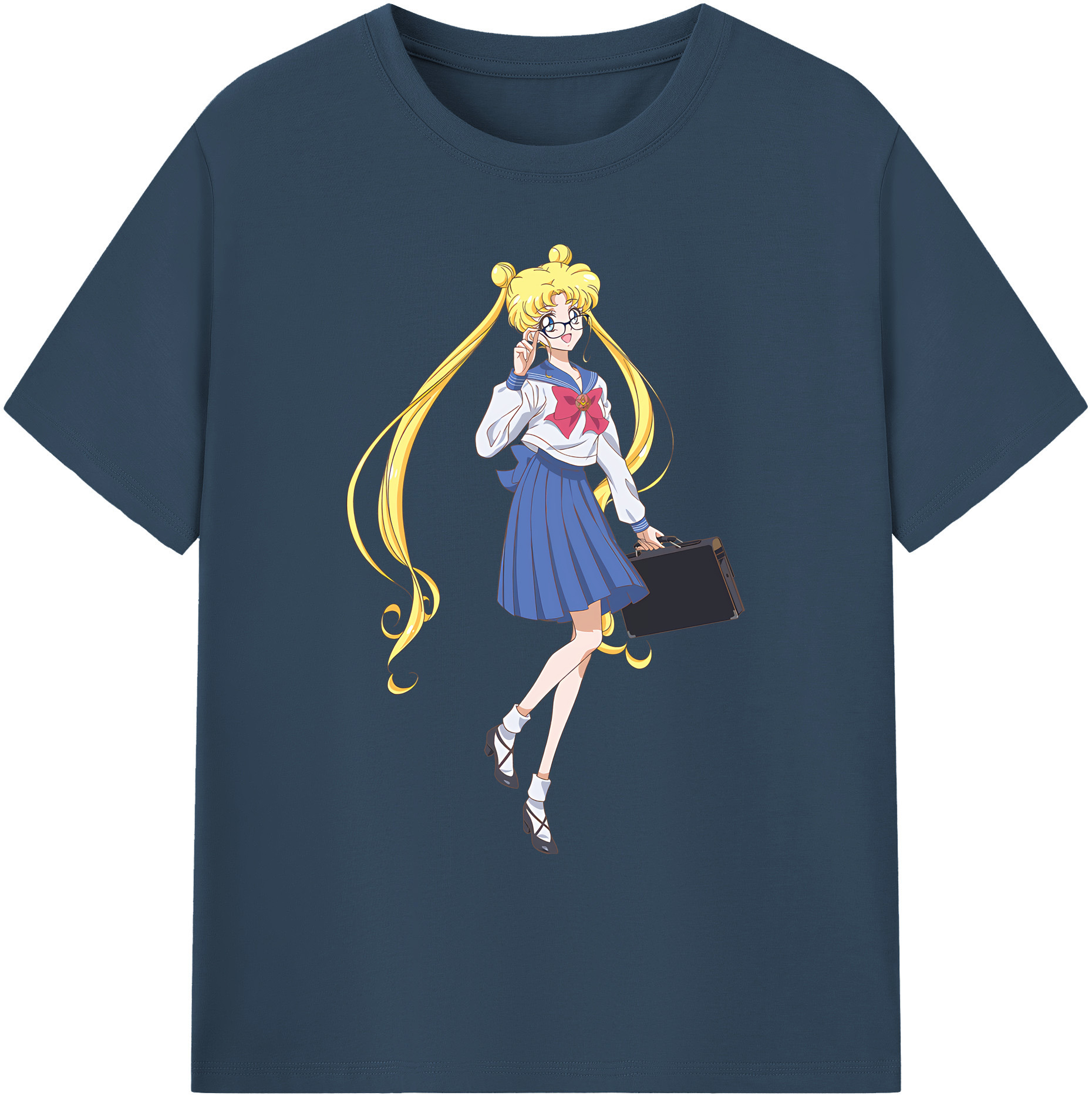 （画像用） 美少女戦士セーラームーン 愛野 美奈子 あいの みなこ Sailor Moon Aino Minako 綿100％ メンズ半袖Tシャツ｜肌触りやわらか＆通気性