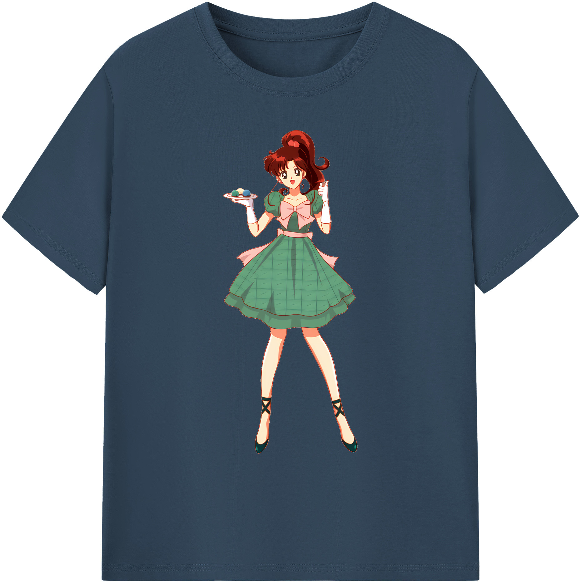 （画像用） 美少女戦士セーラームーン 木野 まこと きの まこと Sailor Moon Kino Makoto （セーラージュピター；Sailor Jupiter） 綿100％ メンズ半袖Tシャツ｜肌触りやわらか＆通気性