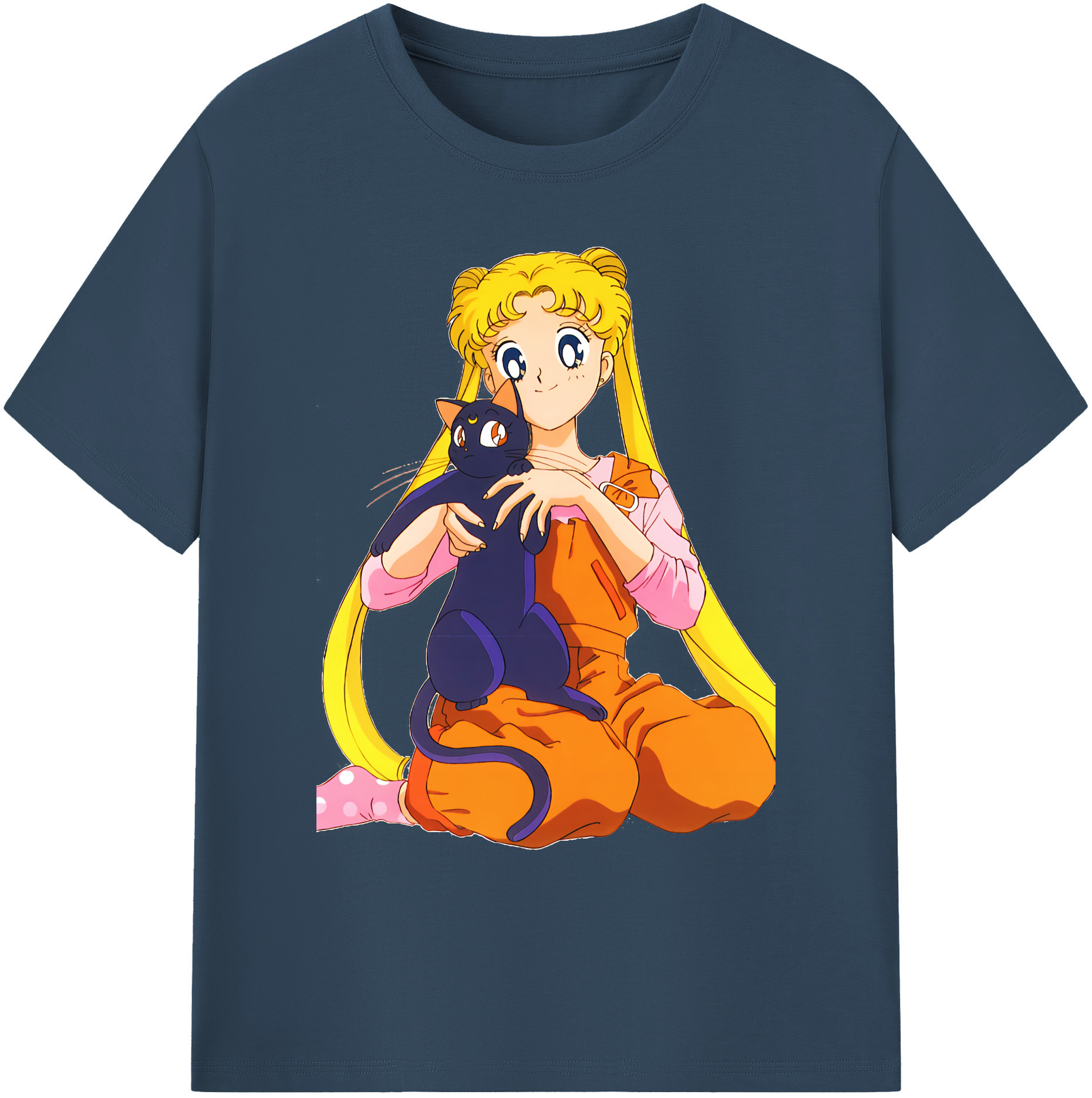 （画像用） 美少女戦士セーラームーン 愛野 美奈子 あいの みなこ Sailor Moon Aino Minako 綿100％ メンズ半袖Tシャツ｜肌触りやわらか＆通気性