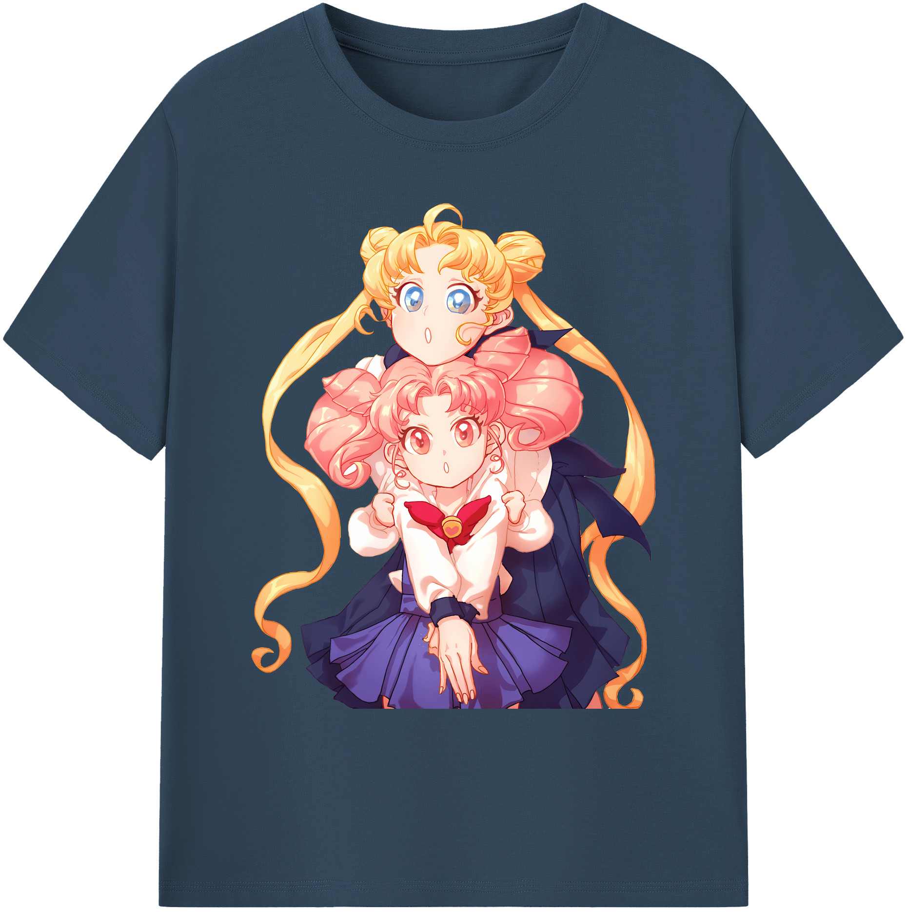 （画像用） 美少女戦士セーラームーン 愛野 美奈子 あいの みなこ Sailor Moon Aino Minako 綿100％ メンズ半袖Tシャツ｜肌触りやわらか＆通気性