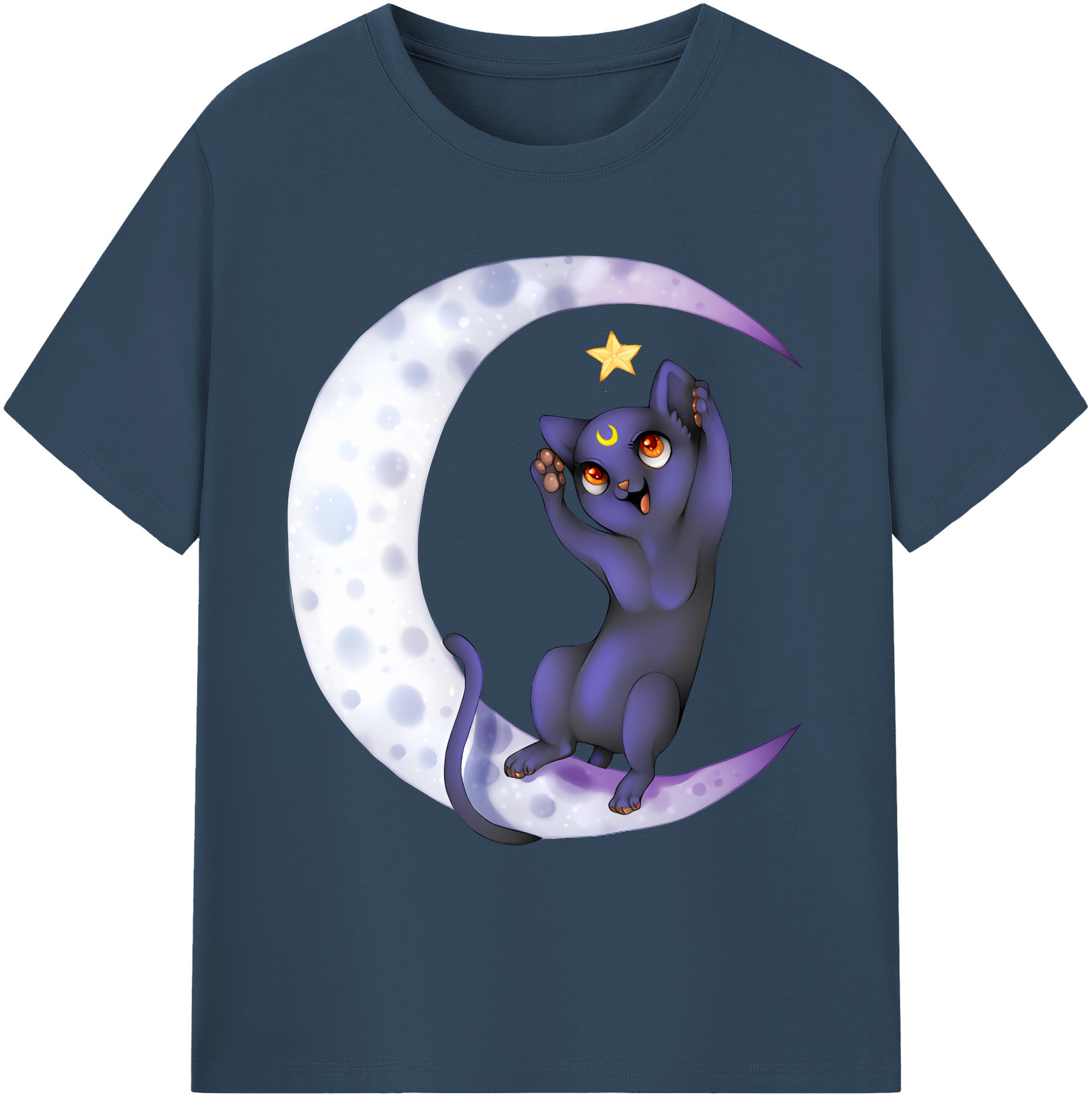 （画像用） 美少女戦士セーラームーン Sailor Moon 綿100％ メンズ半袖Tシャツ｜肌触りやわらか＆通気性