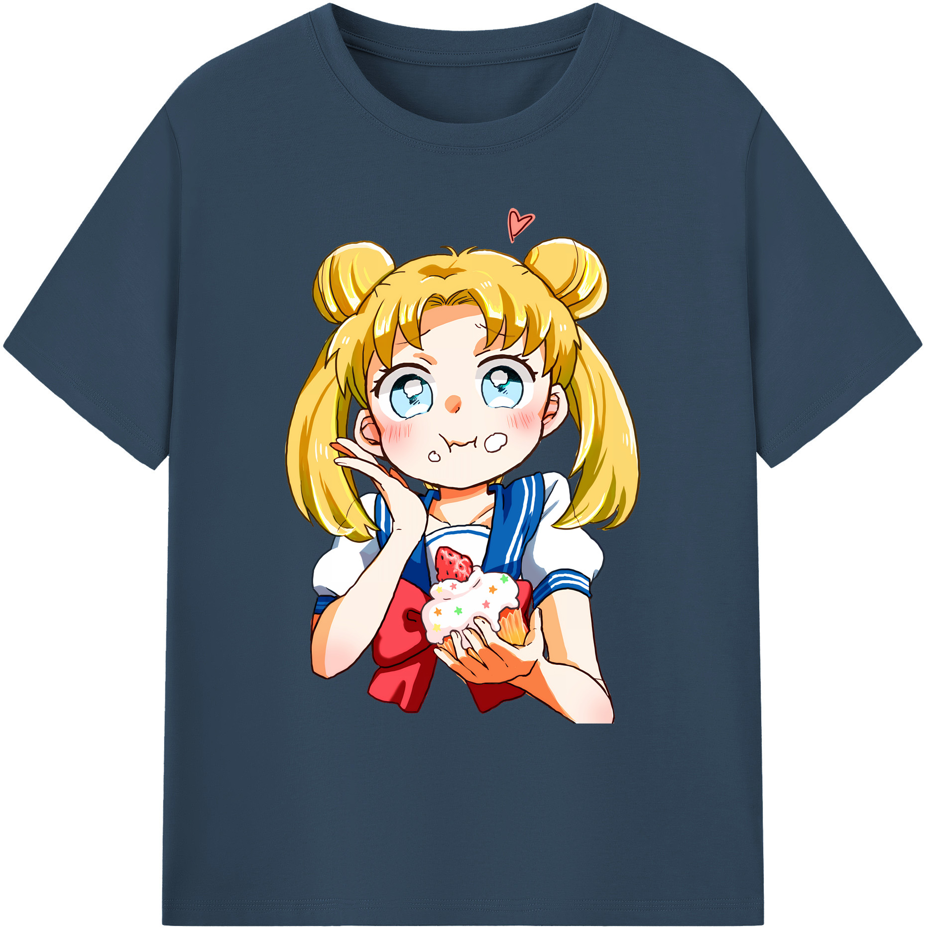 （画像用） 美少女戦士セーラームーン 愛野 美奈子 あいの みなこ Sailor Moon Aino Minako 綿100％ メンズ半袖Tシャツ｜肌触りやわらか＆通気性
