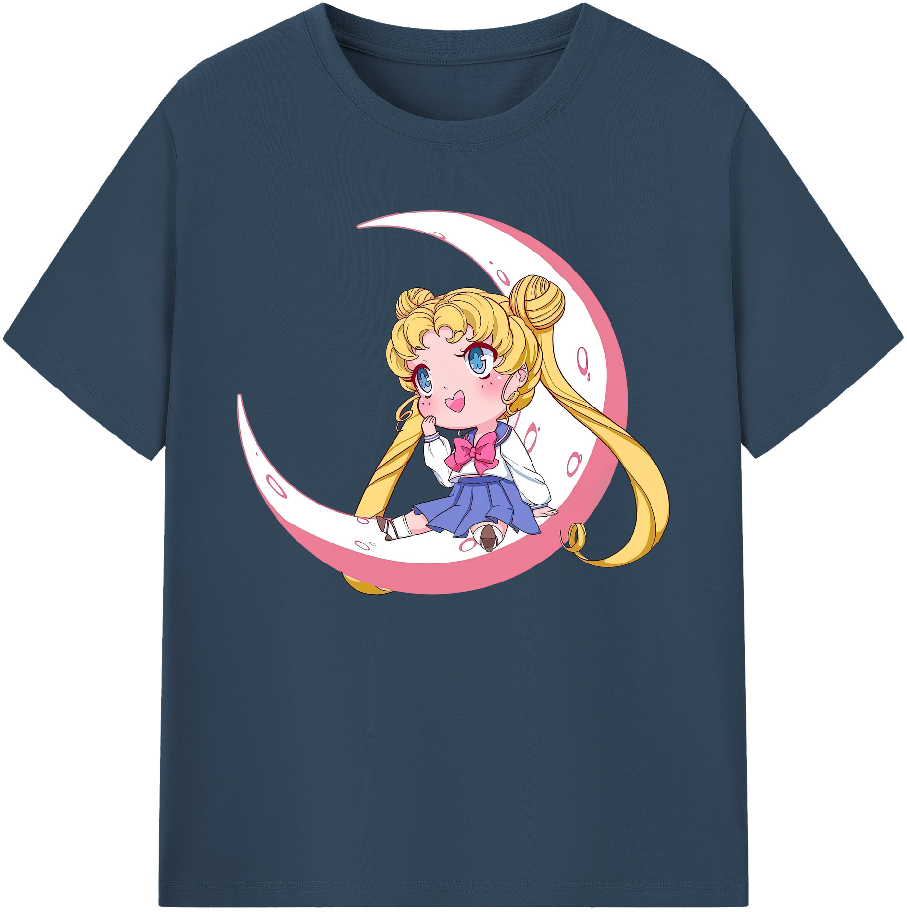 （画像用） 美少女戦士セーラームーン 愛野 美奈子 あいの みなこ Sailor Moon Aino Minako 綿100％ メンズ半袖Tシャツ｜肌触りやわらか＆通気性