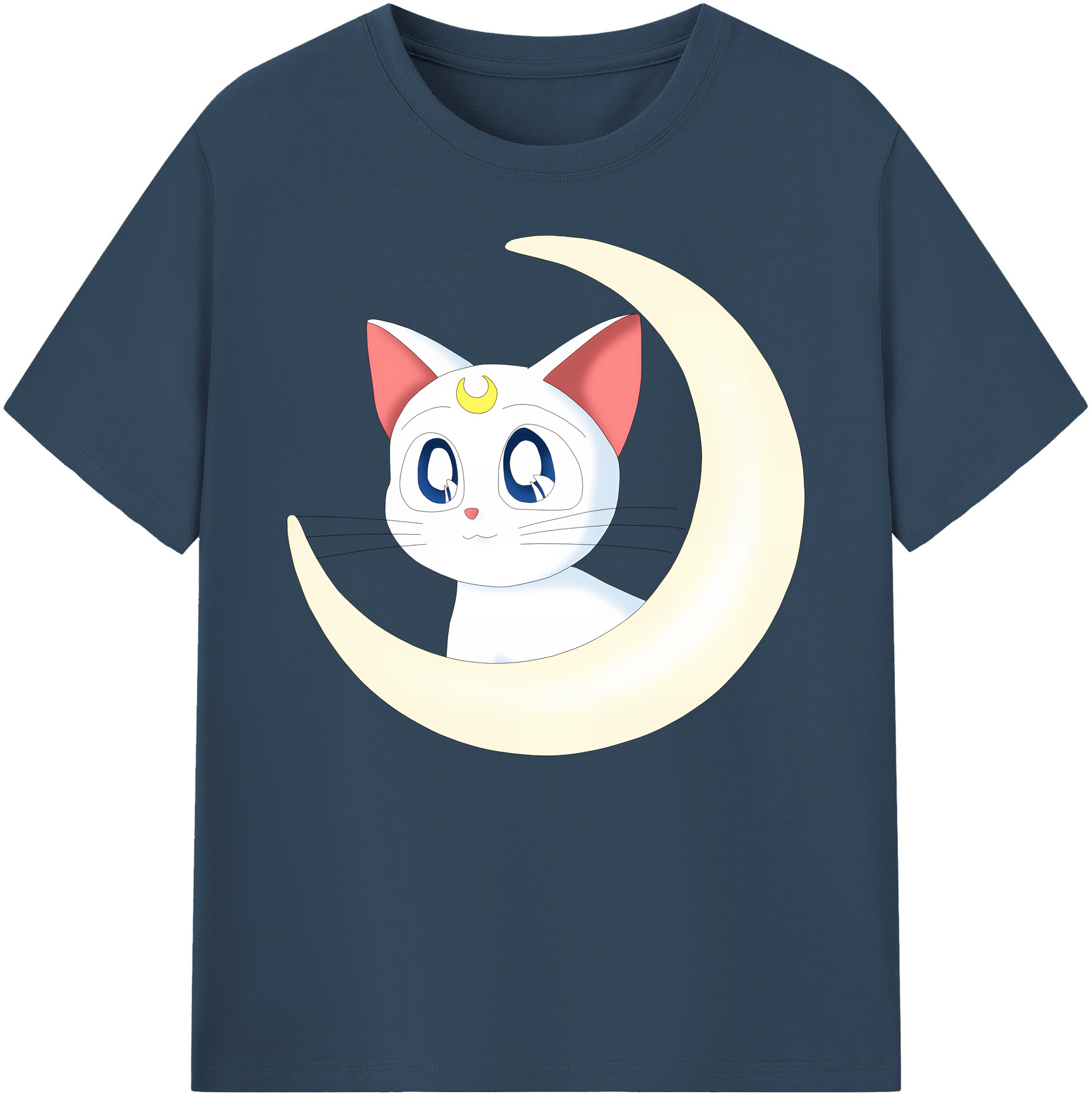 （画像用） 美少女戦士セーラームーン Sailor Moon 綿100％ メンズ半袖Tシャツ｜肌触りやわらか＆通気性