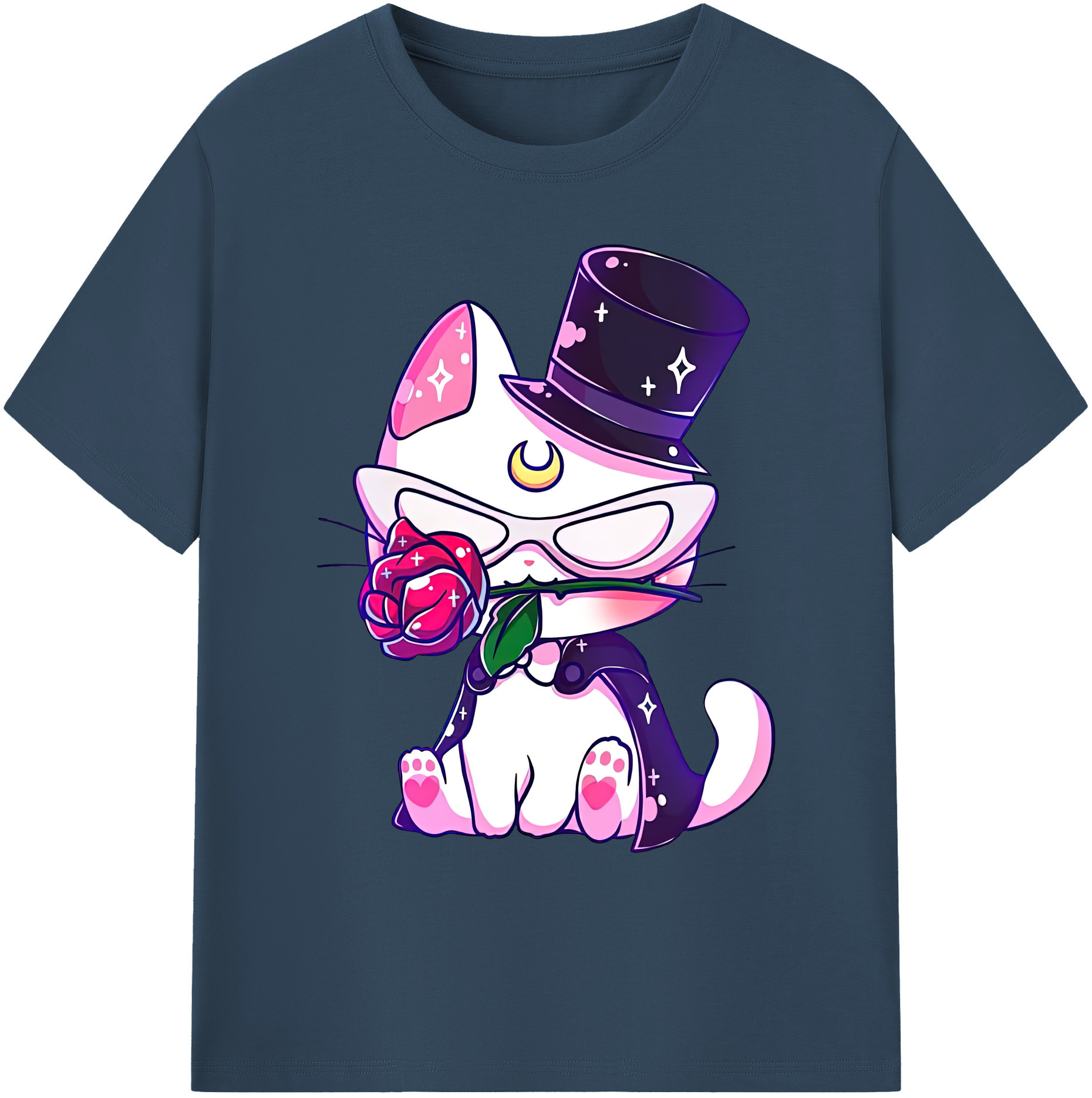 （画像用） 美少女戦士セーラームーン Sailor Moon 綿100％ メンズ半袖Tシャツ｜肌触りやわらか＆通気性