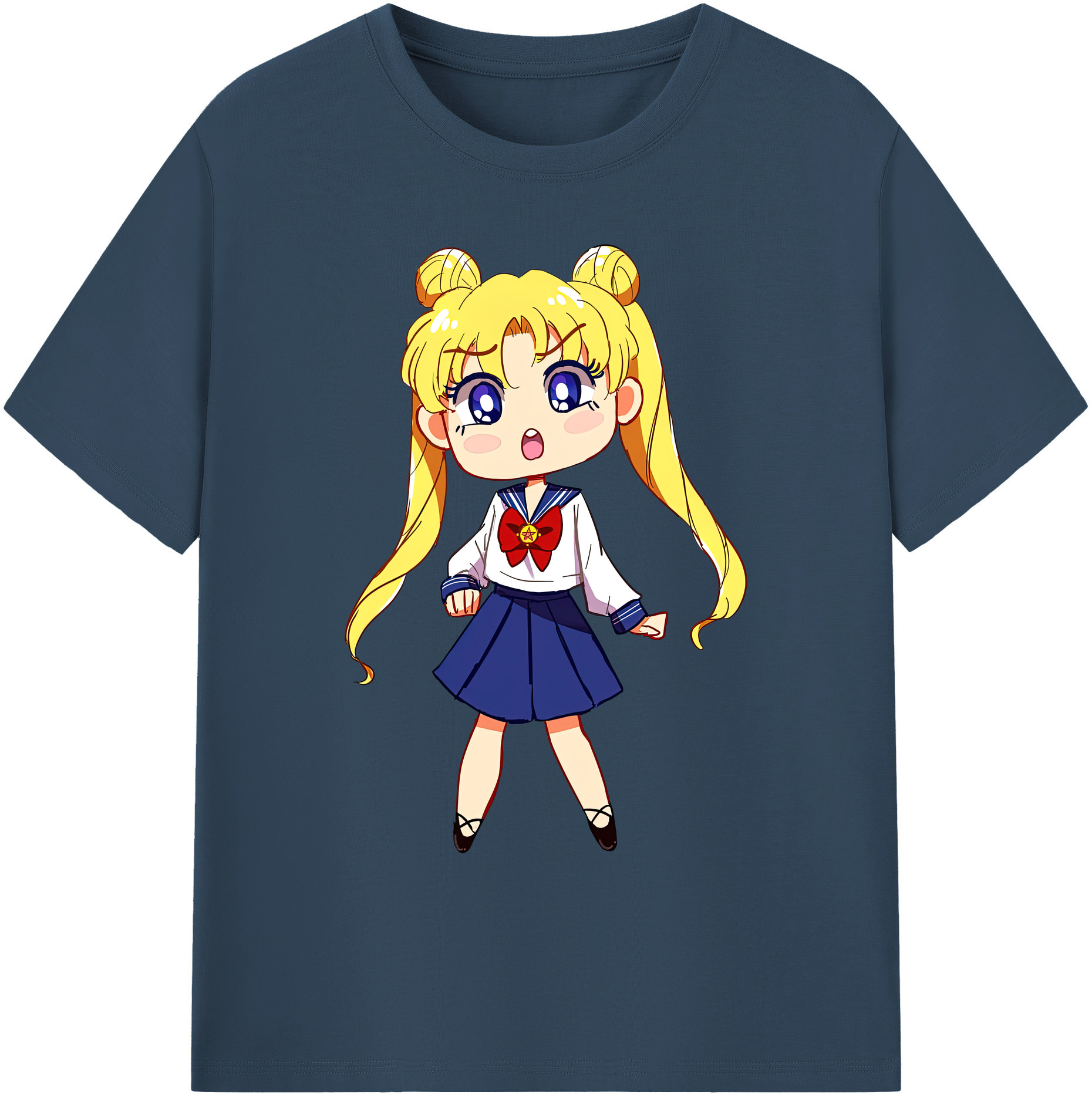 （画像用） 美少女戦士セーラームーン 愛野 美奈子 あいの みなこ Sailor Moon Aino Minako 綿100％ メンズ半袖Tシャツ｜肌触りやわらか＆通気性