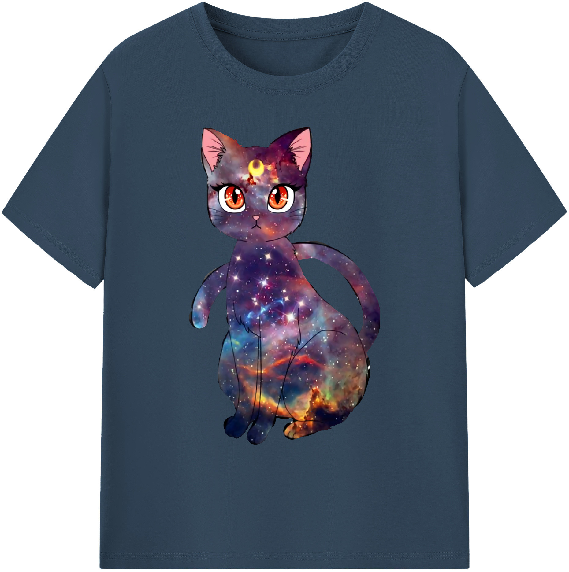 （画像用） 美少女戦士セーラームーン Sailor Moon 綿100％ メンズ半袖Tシャツ｜肌触りやわらか＆通気性