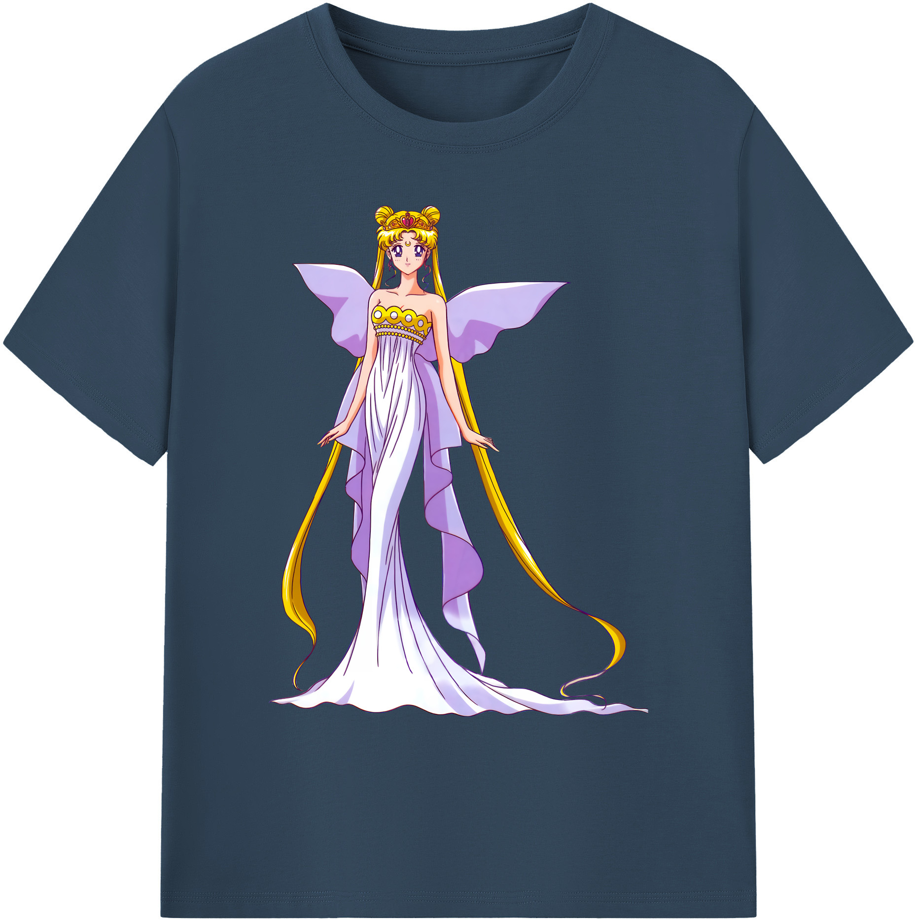 （画像用） 美少女戦士セーラームーン 愛野 美奈子 あいの みなこ Sailor Moon Aino Minako 綿100％ メンズ半袖Tシャツ｜肌触りやわらか＆通気性