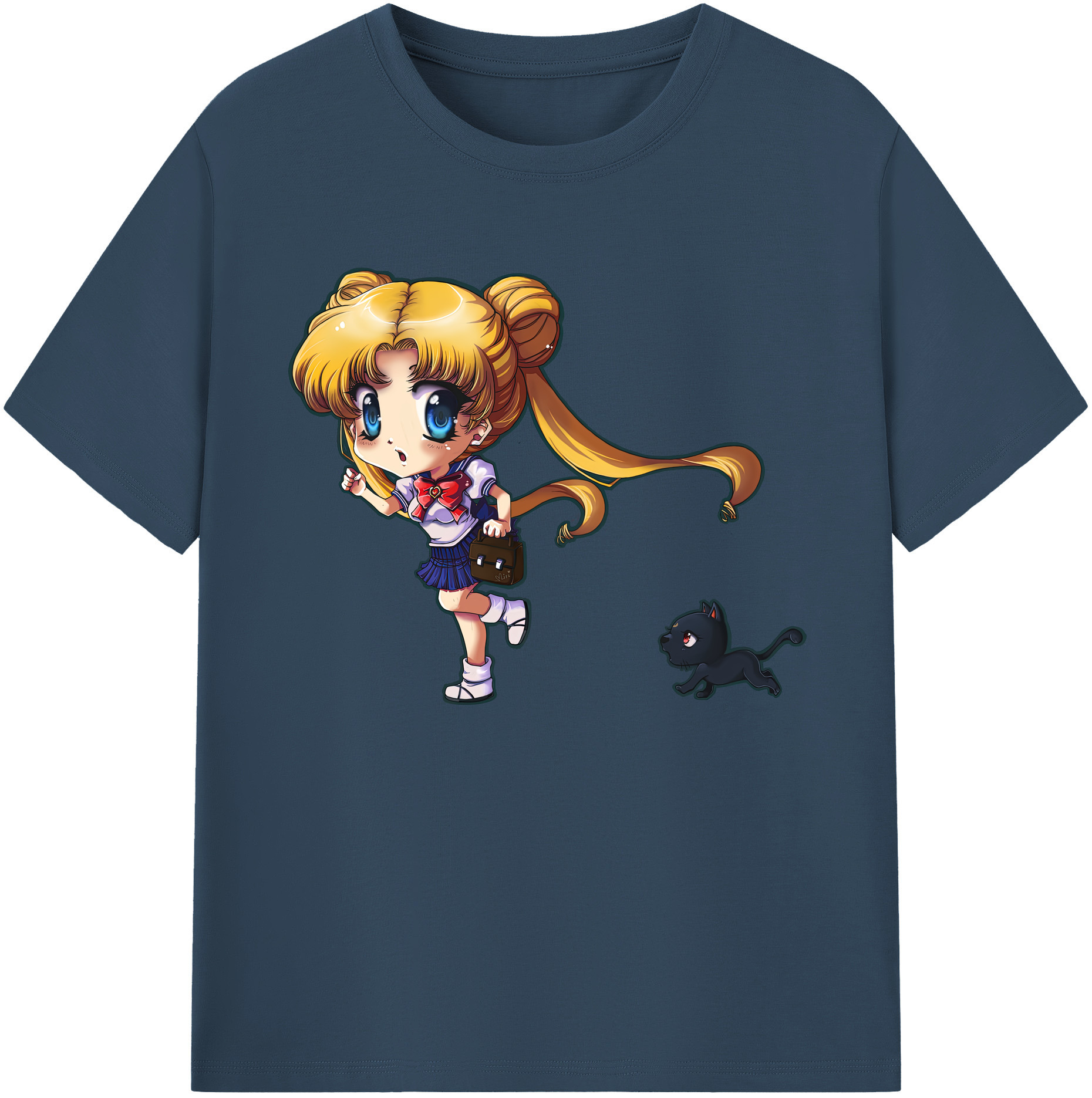 （画像用） 美少女戦士セーラームーン 愛野 美奈子 あいの みなこ Sailor Moon Aino Minako 綿100％ メンズ半袖Tシャツ｜肌触りやわらか＆通気性