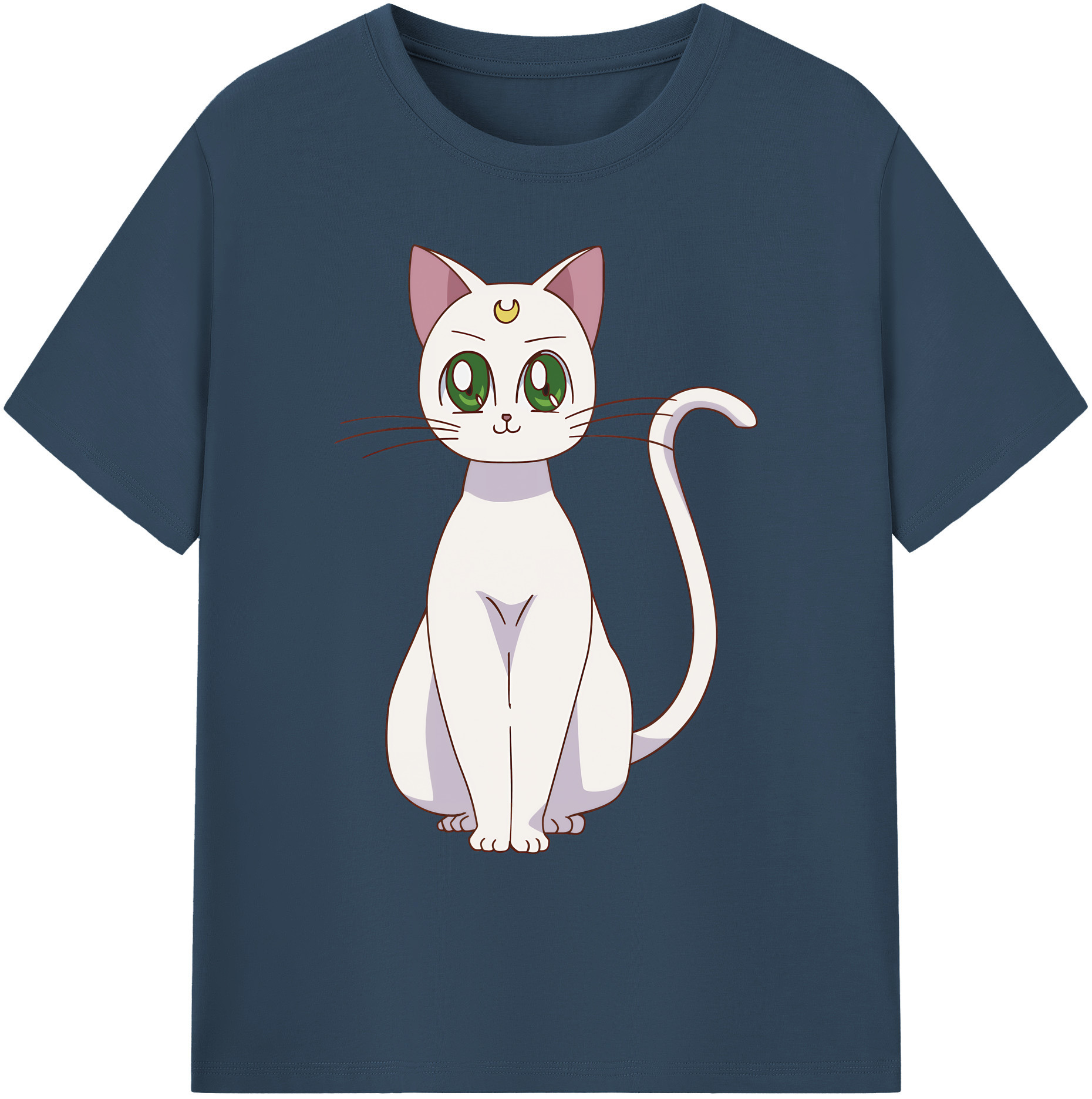 （画像用） 美少女戦士セーラームーン Sailor Moon 綿100％ メンズ半袖Tシャツ｜肌触りやわらか＆通気性