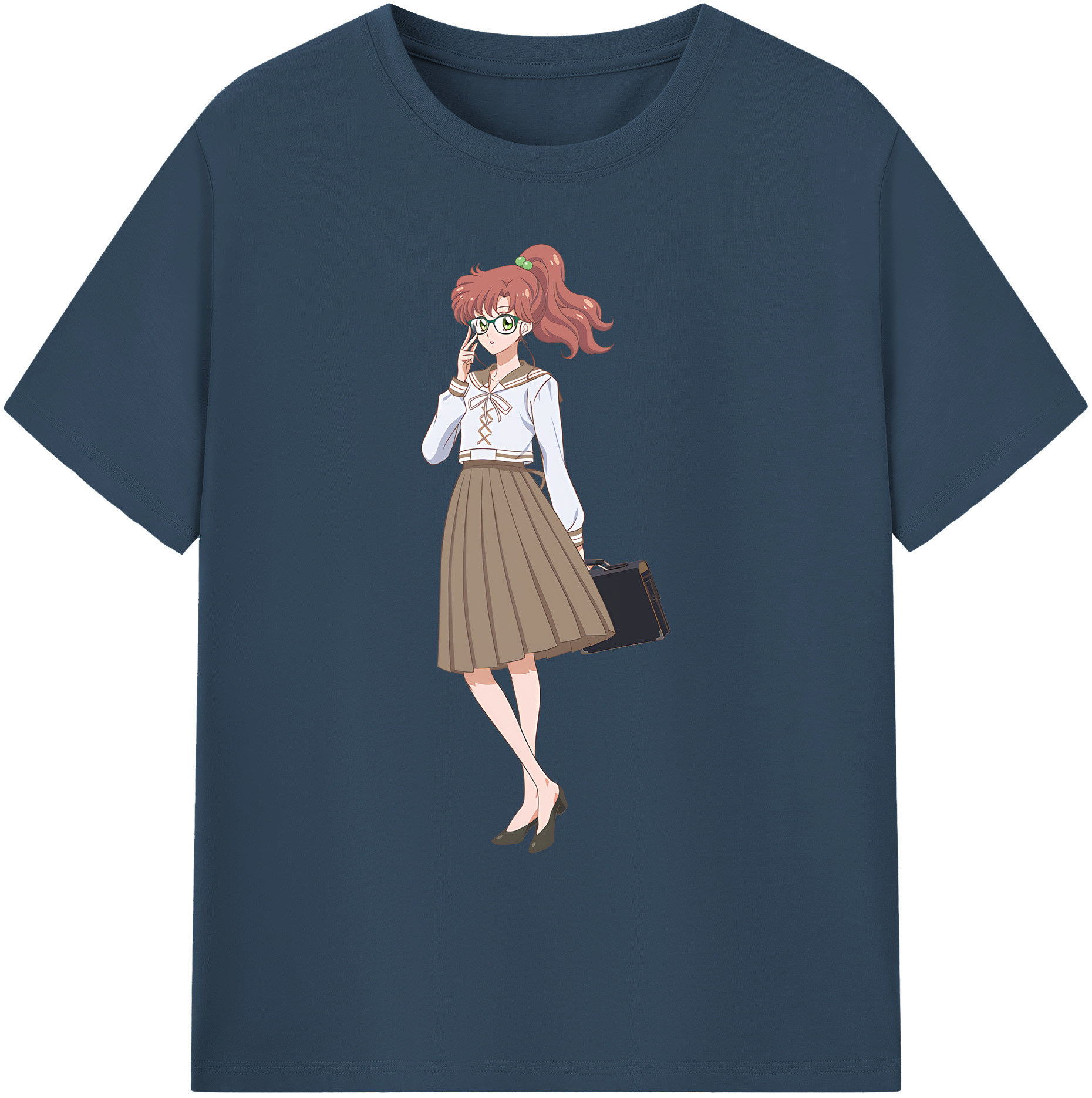 （画像用） 美少女戦士セーラームーン 木野 まこと きの まこと Sailor Moon Kino Makoto （セーラージュピター；Sailor Jupiter） 綿100％ メンズ半袖Tシャツ｜肌触りやわらか＆通気性