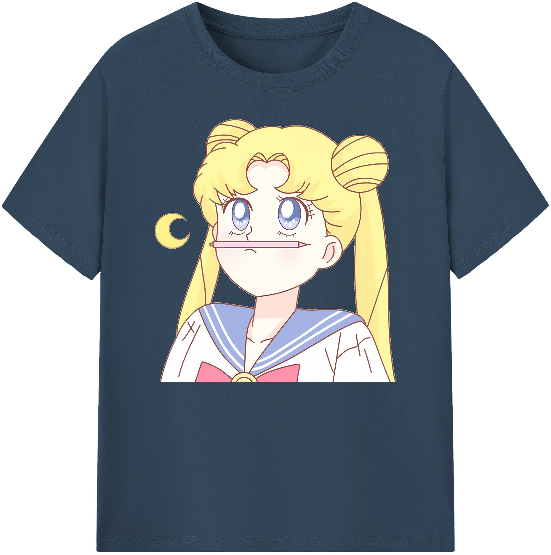 （画像用） 美少女戦士セーラームーン 愛野 美奈子 あいの みなこ Sailor Moon Aino Minako 綿100％ メンズ半袖Tシャツ｜肌触りやわらか＆通気性