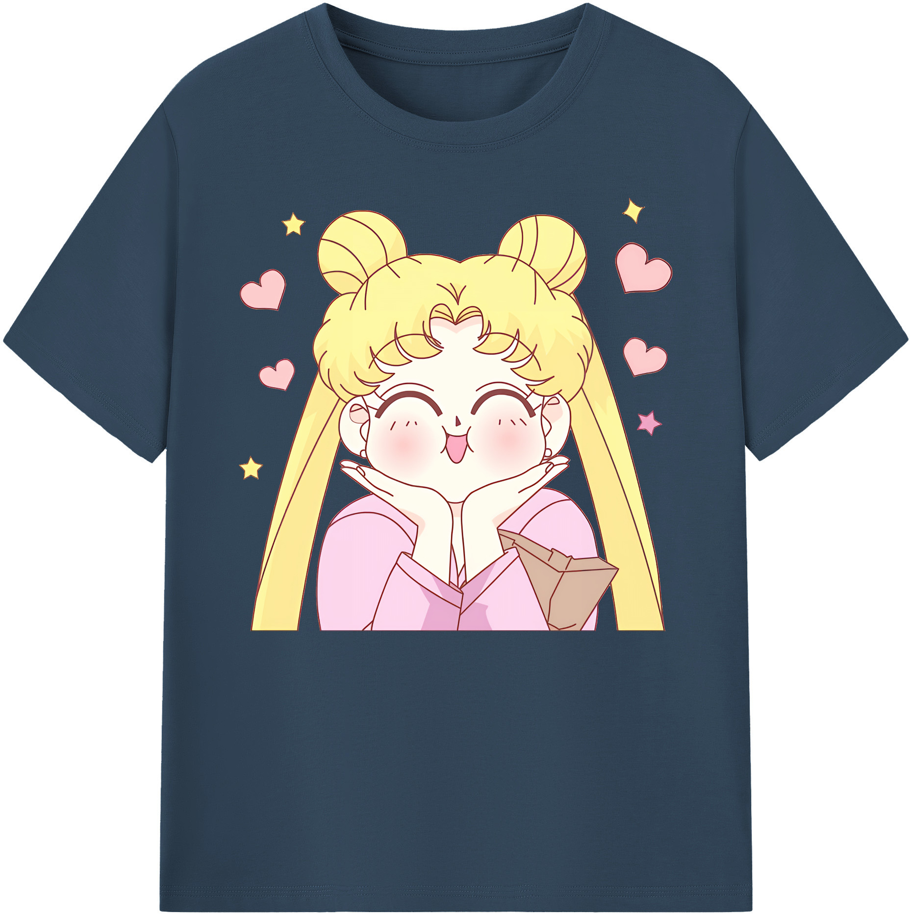 （画像用） 美少女戦士セーラームーン 愛野 美奈子 あいの みなこ Sailor Moon Aino Minako 綿100％ メンズ半袖Tシャツ｜肌触りやわらか＆通気性