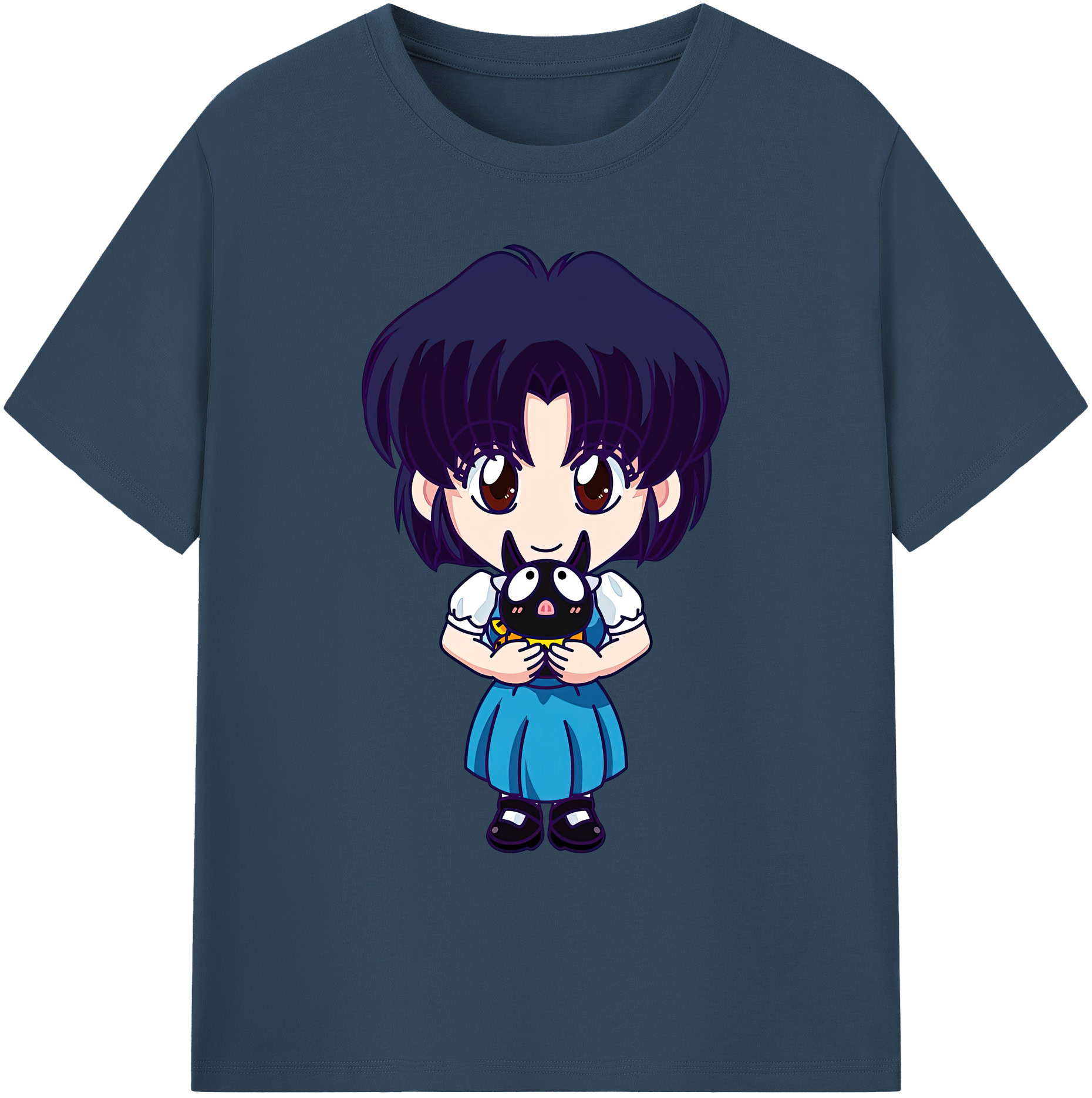 （画像用） 美少女戦士セーラームーン 水野 亜美 みずの あみ Sailor Moon Mizuno Ami 綿100％ メンズ半袖Tシャツ｜肌触りやわらか＆通気性