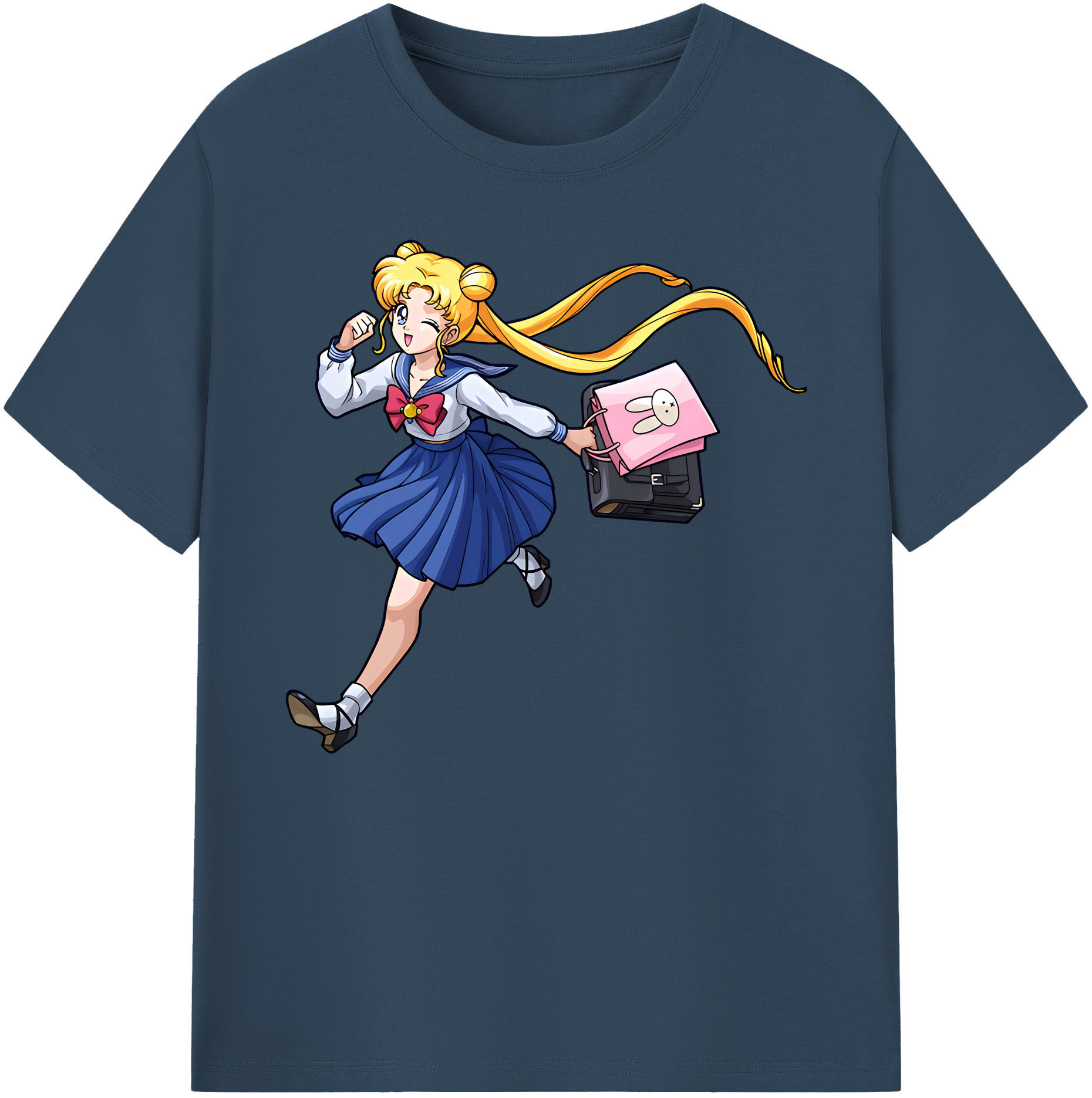 （画像用） 美少女戦士セーラームーン 愛野 美奈子 あいの みなこ Sailor Moon Aino Minako 綿100％ メンズ半袖Tシャツ｜肌触りやわらか＆通気性