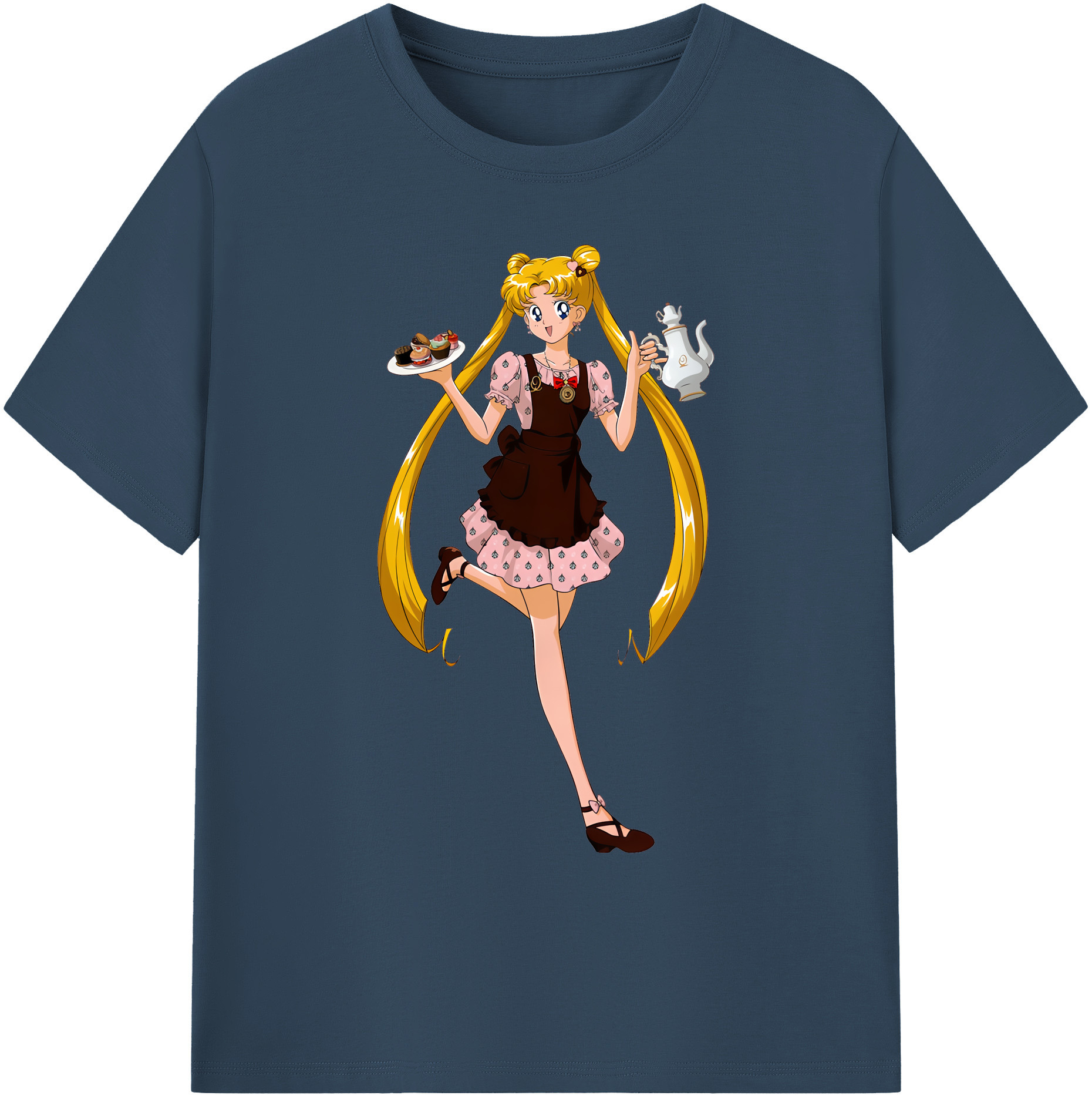 （画像用） 美少女戦士セーラームーン 愛野 美奈子 あいの みなこ Sailor Moon Aino Minako 綿100％ メンズ半袖Tシャツ｜肌触りやわらか＆通気性