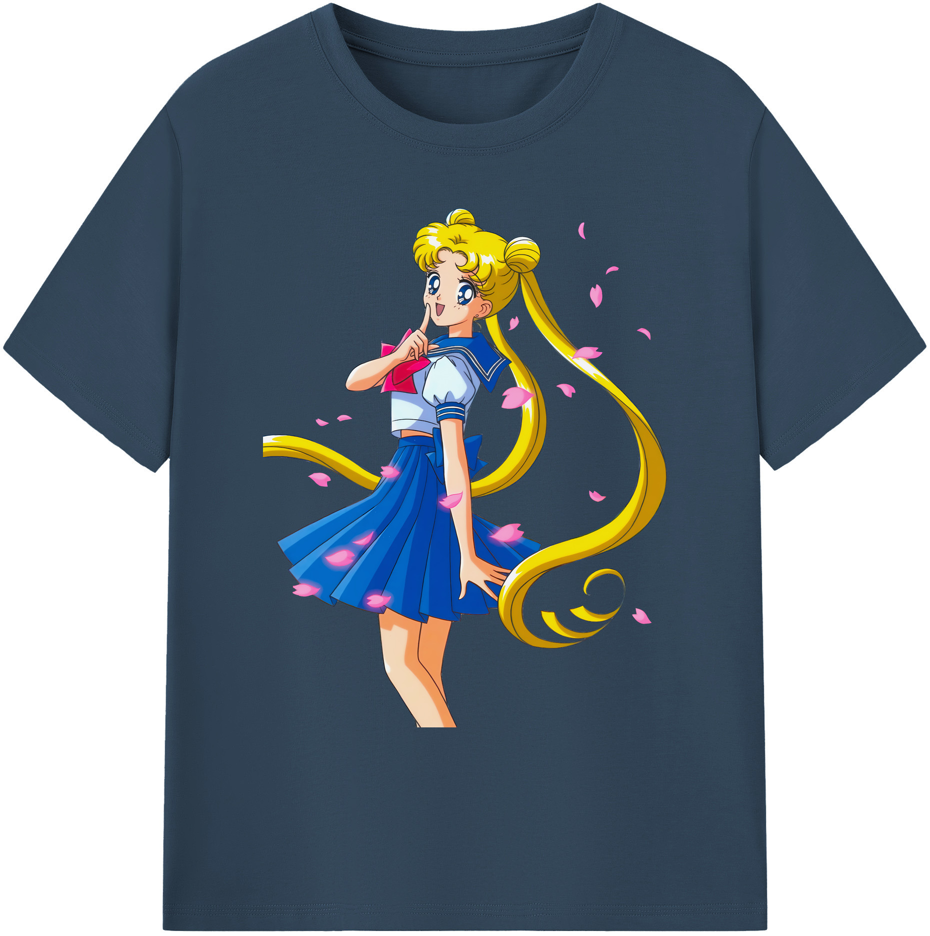 （画像用） 美少女戦士セーラームーン 愛野 美奈子 あいの みなこ Sailor Moon Aino Minako 綿100％ メンズ半袖Tシャツ｜肌触りやわらか＆通気性