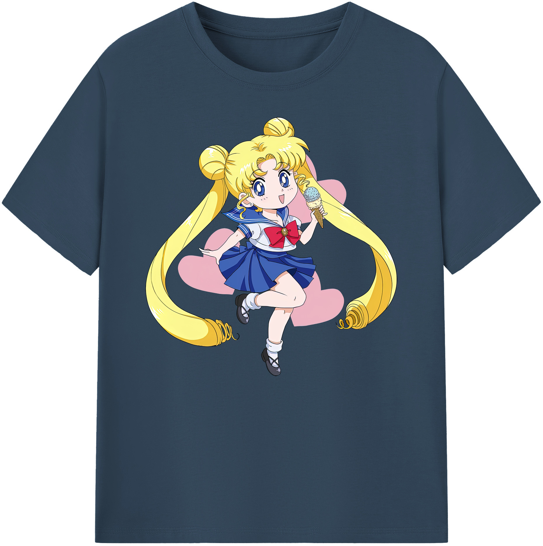 （画像用） 美少女戦士セーラームーン 愛野 美奈子 あいの みなこ Sailor Moon Aino Minako 綿100％ メンズ半袖Tシャツ｜肌触りやわらか＆通気性
