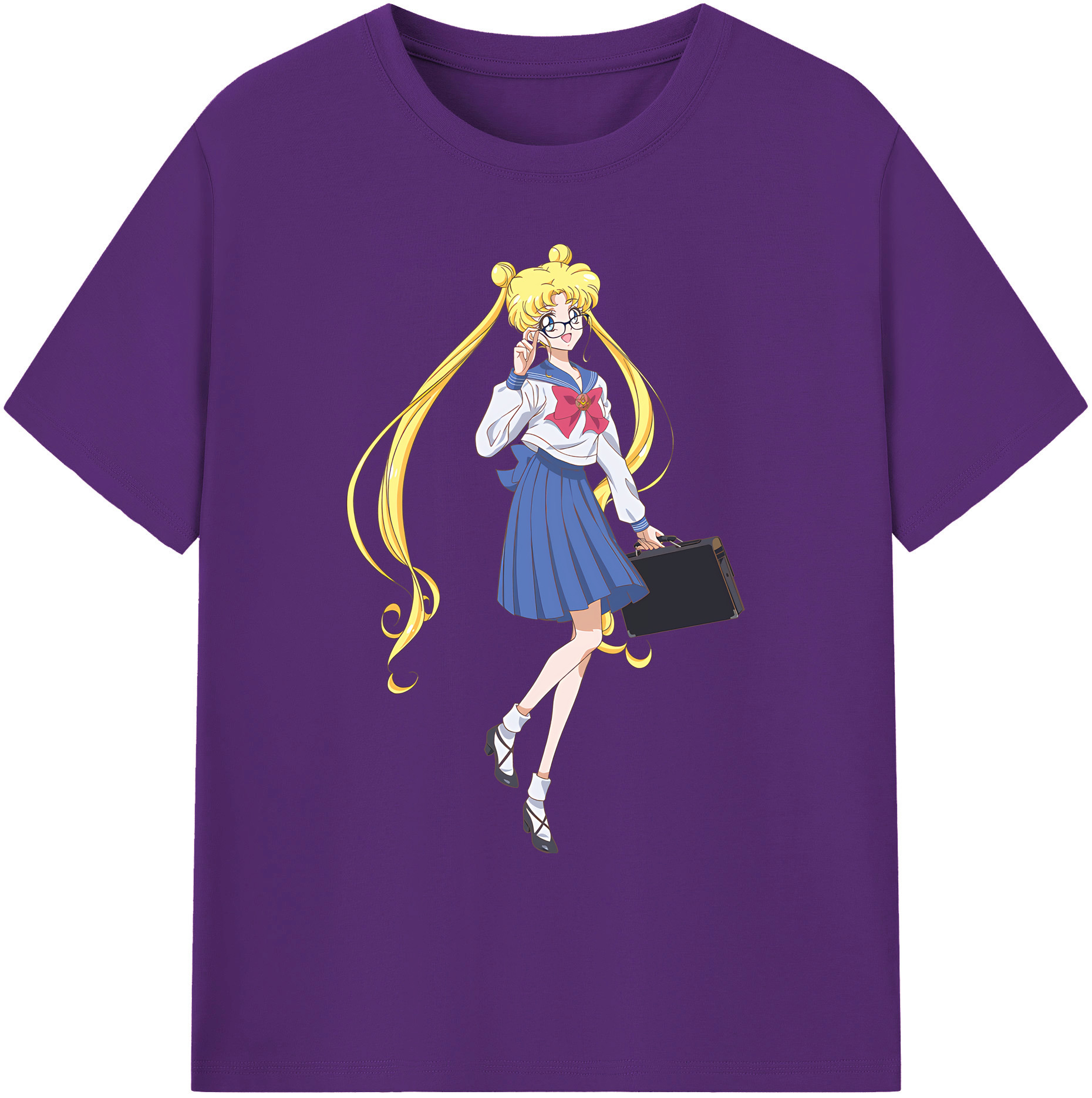 （画像用） 美少女戦士セーラームーン 愛野 美奈子 あいの みなこ Sailor Moon Aino Minako 綿100％ メンズ半袖Tシャツ｜肌触りやわらか＆通気性