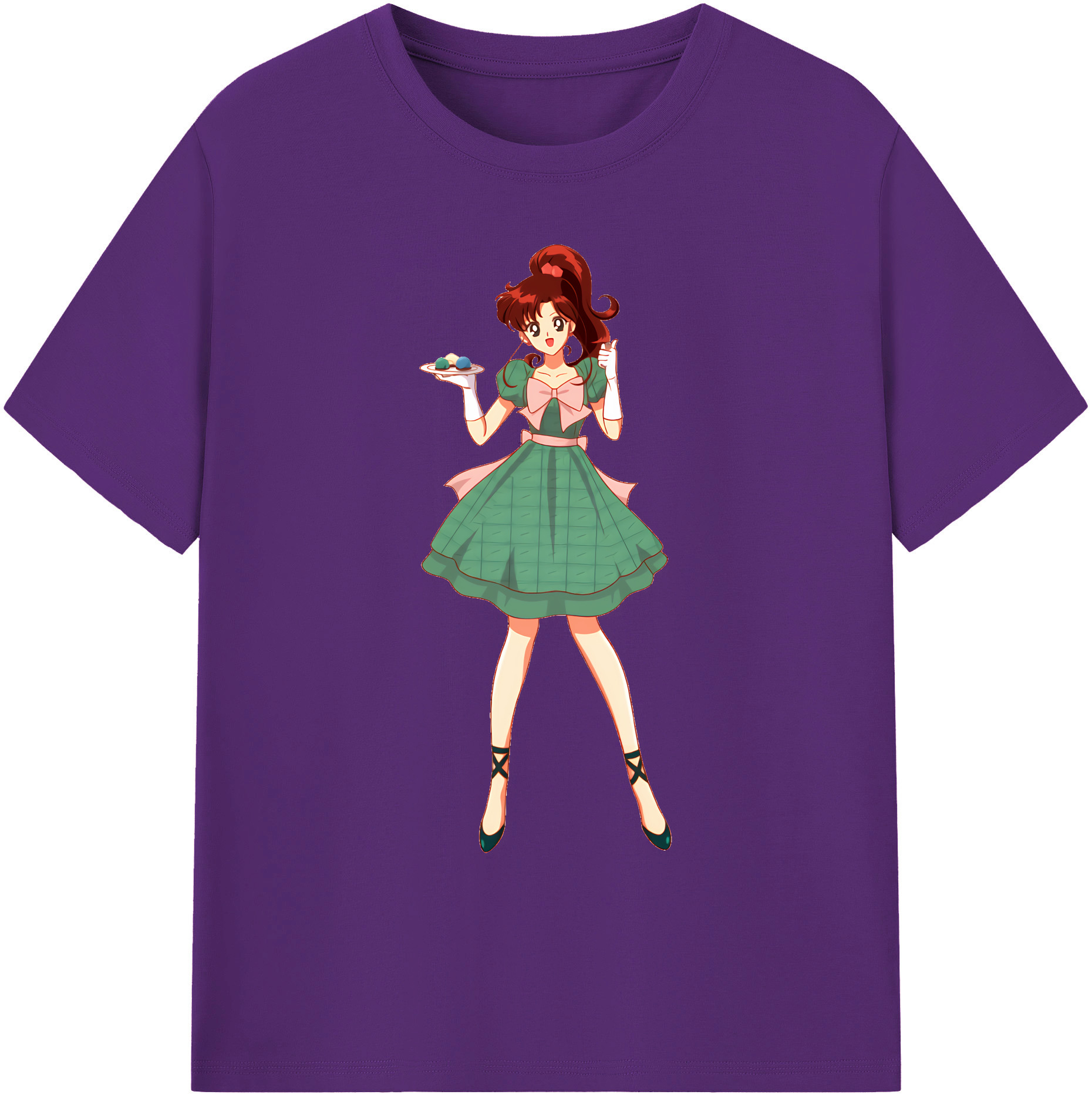 （画像用） 美少女戦士セーラームーン 木野 まこと きの まこと Sailor Moon Kino Makoto （セーラージュピター；Sailor Jupiter） 綿100％ メンズ半袖Tシャツ｜肌触りやわらか＆通気性