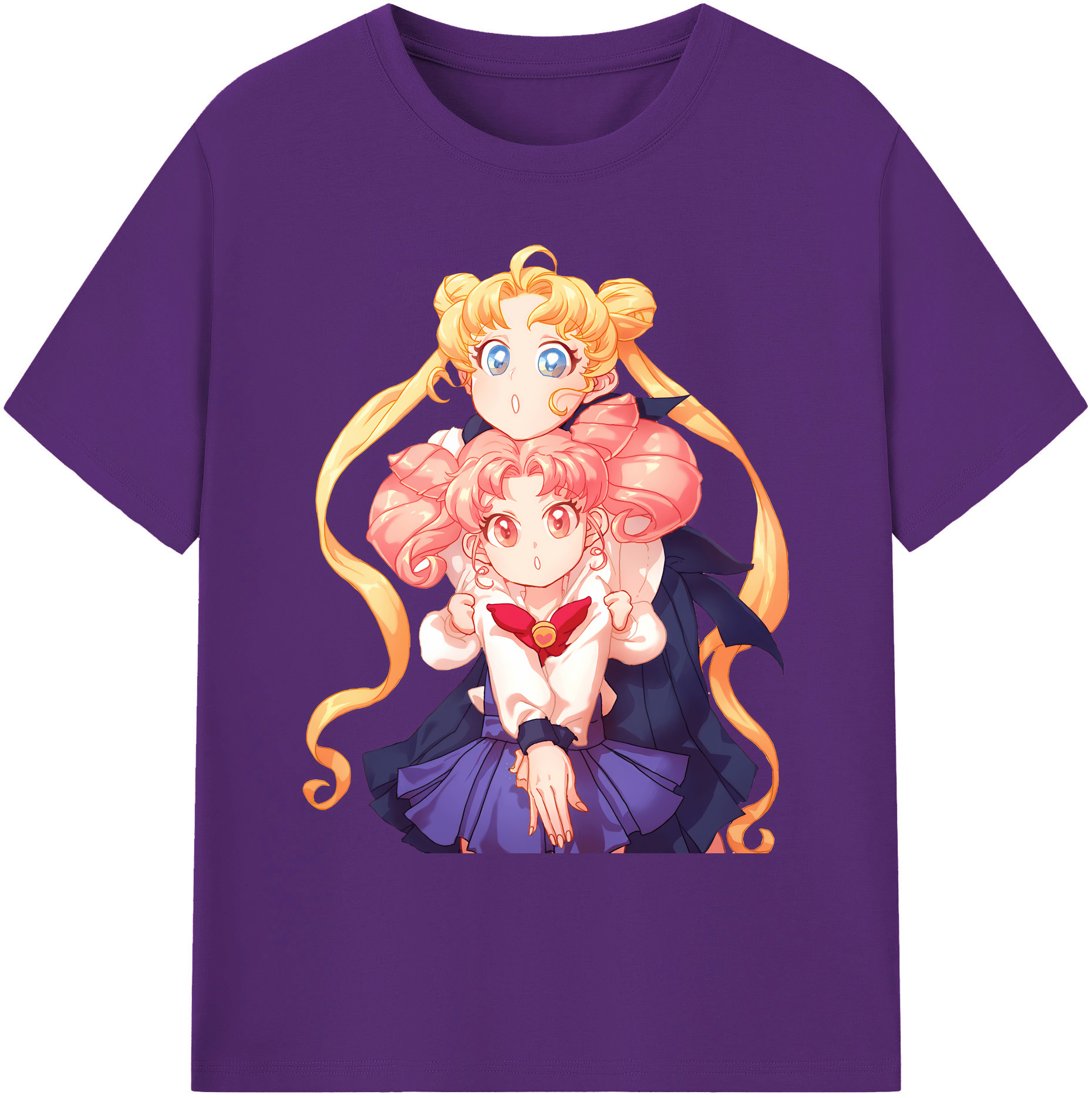 （画像用） 美少女戦士セーラームーン 愛野 美奈子 あいの みなこ Sailor Moon Aino Minako 綿100％ メンズ半袖Tシャツ｜肌触りやわらか＆通気性