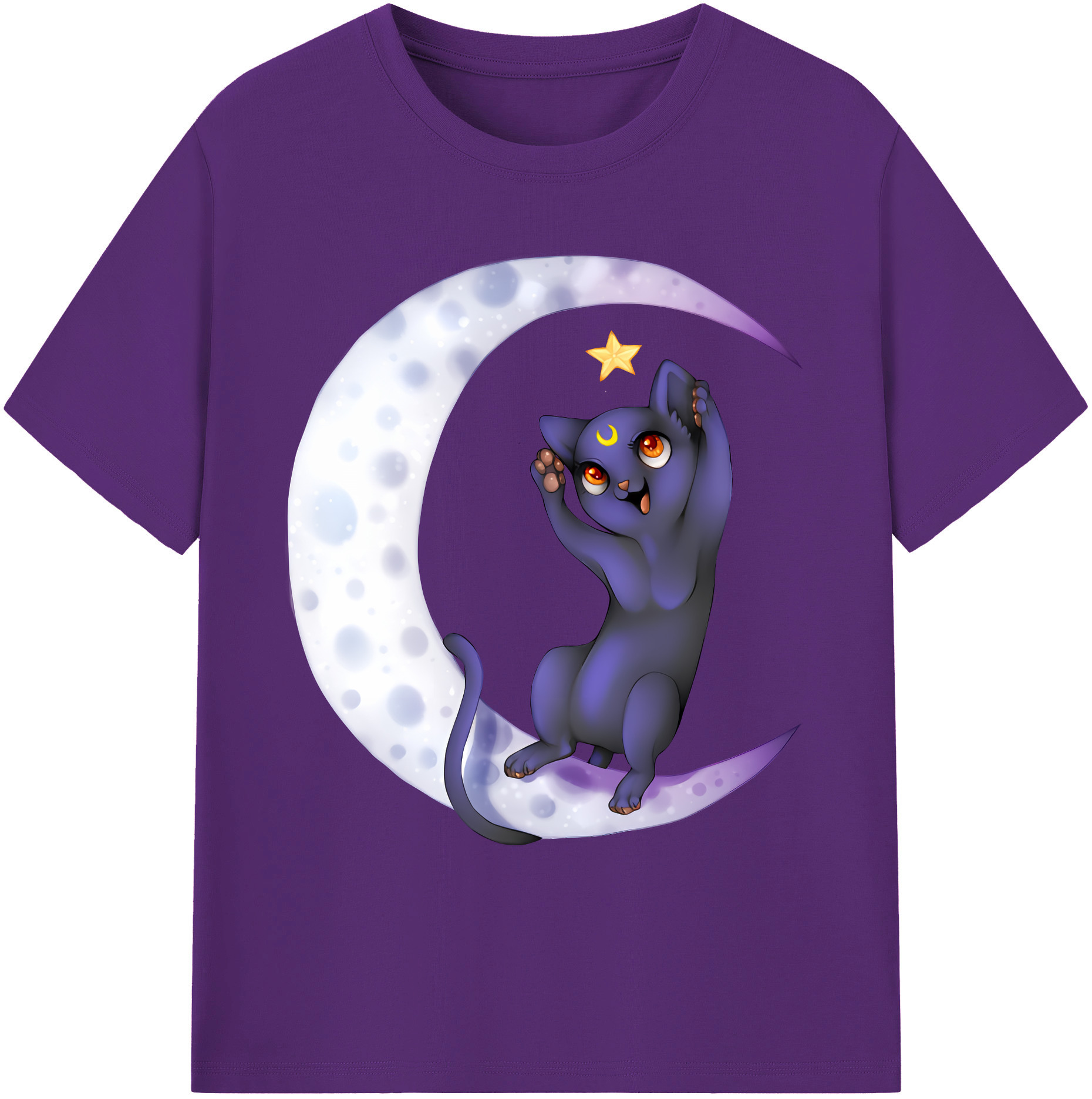 （画像用） 美少女戦士セーラームーン Sailor Moon 綿100％ メンズ半袖Tシャツ｜肌触りやわらか＆通気性