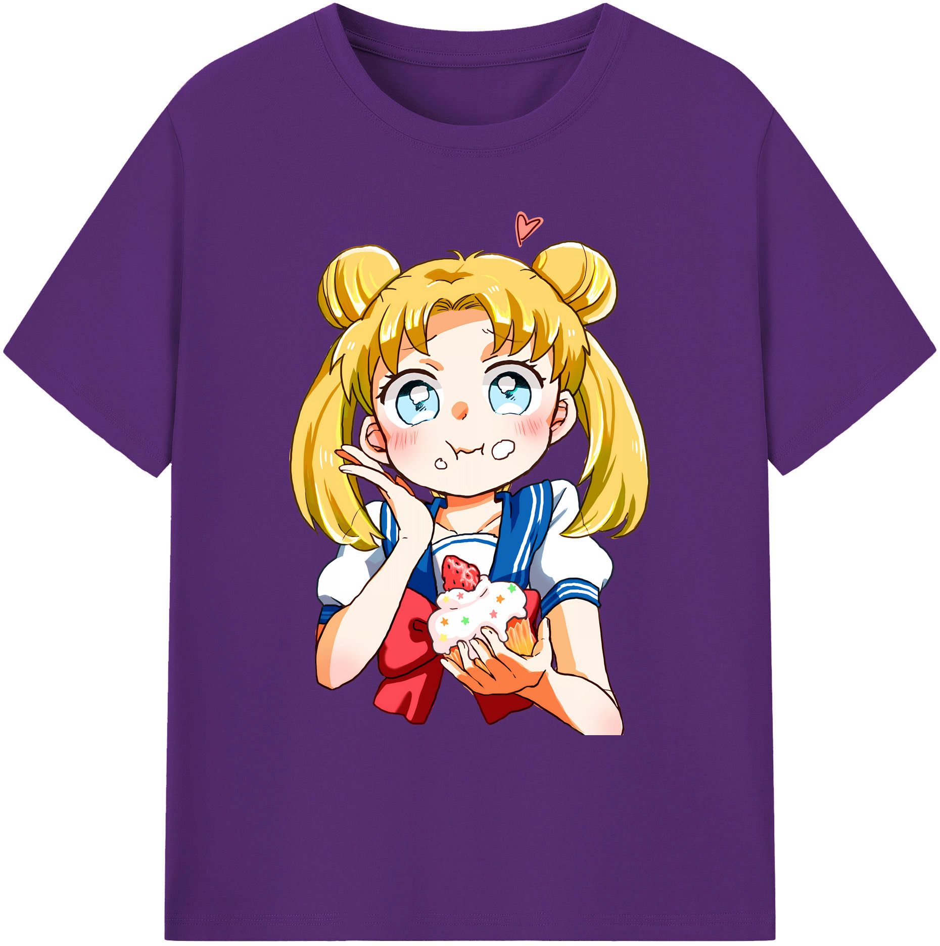（画像用） 美少女戦士セーラームーン 愛野 美奈子 あいの みなこ Sailor Moon Aino Minako 綿100％ メンズ半袖Tシャツ｜肌触りやわらか＆通気性
