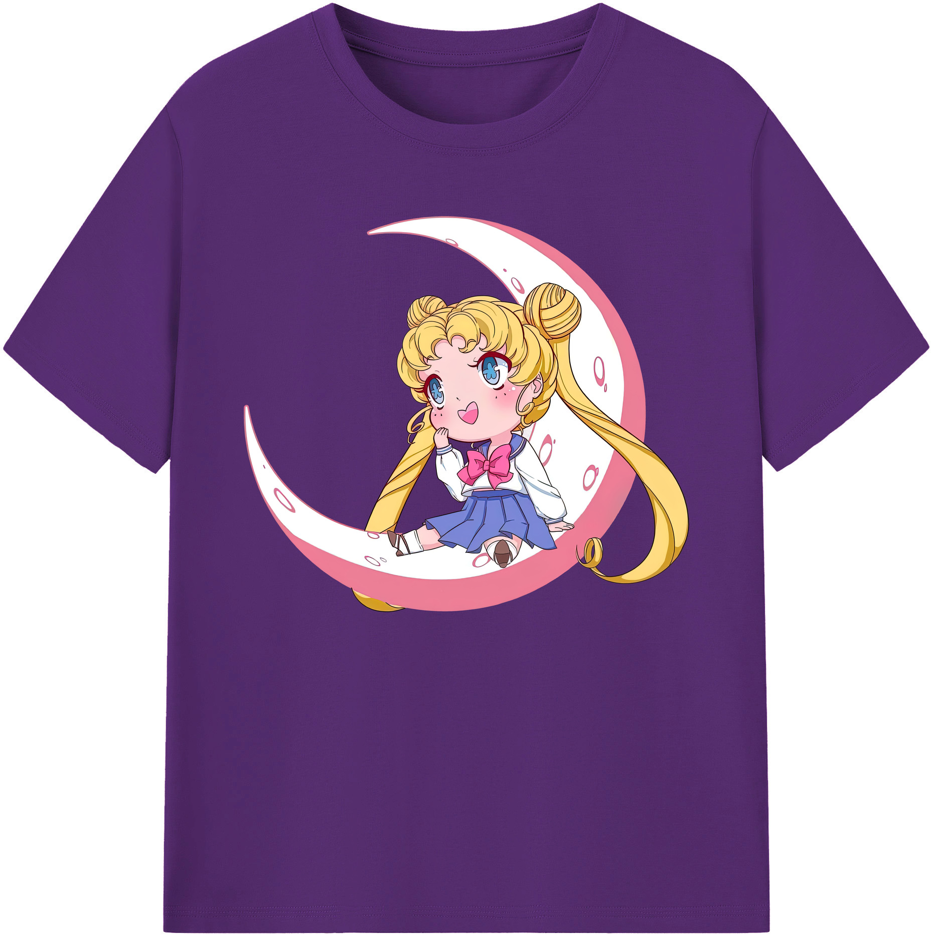 （画像用） 美少女戦士セーラームーン 愛野 美奈子 あいの みなこ Sailor Moon Aino Minako 綿100％ メンズ半袖Tシャツ｜肌触りやわらか＆通気性