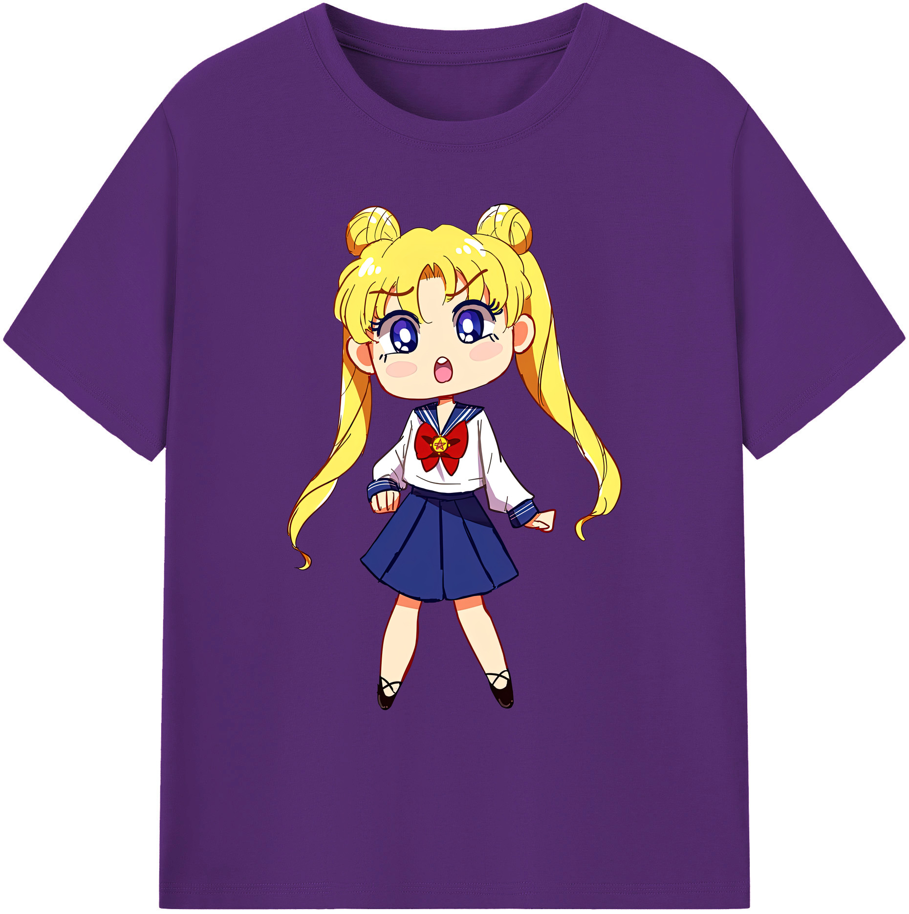 （画像用） 美少女戦士セーラームーン 愛野 美奈子 あいの みなこ Sailor Moon Aino Minako 綿100％ メンズ半袖Tシャツ｜肌触りやわらか＆通気性