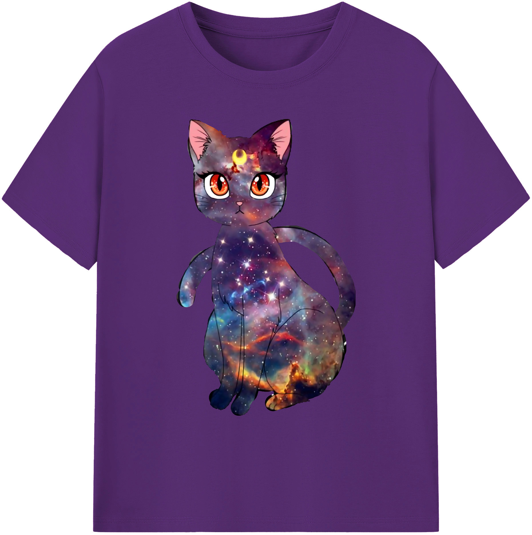 （画像用） 美少女戦士セーラームーン Sailor Moon 綿100％ メンズ半袖Tシャツ｜肌触りやわらか＆通気性