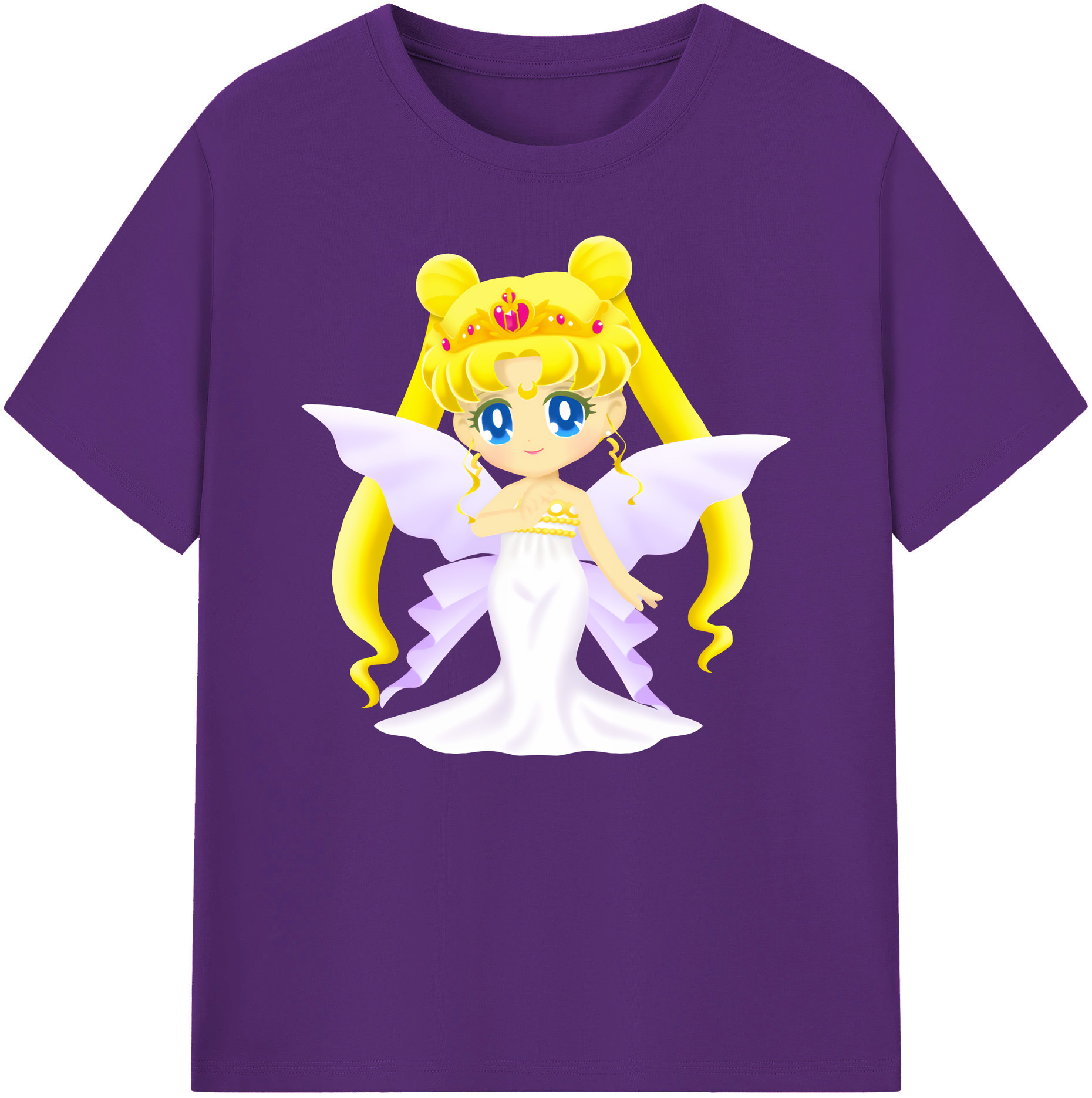 （画像用） 美少女戦士セーラームーン 愛野 美奈子 あいの みなこ Sailor Moon Aino Minako 綿100％ メンズ半袖Tシャツ｜肌触りやわらか＆通気性