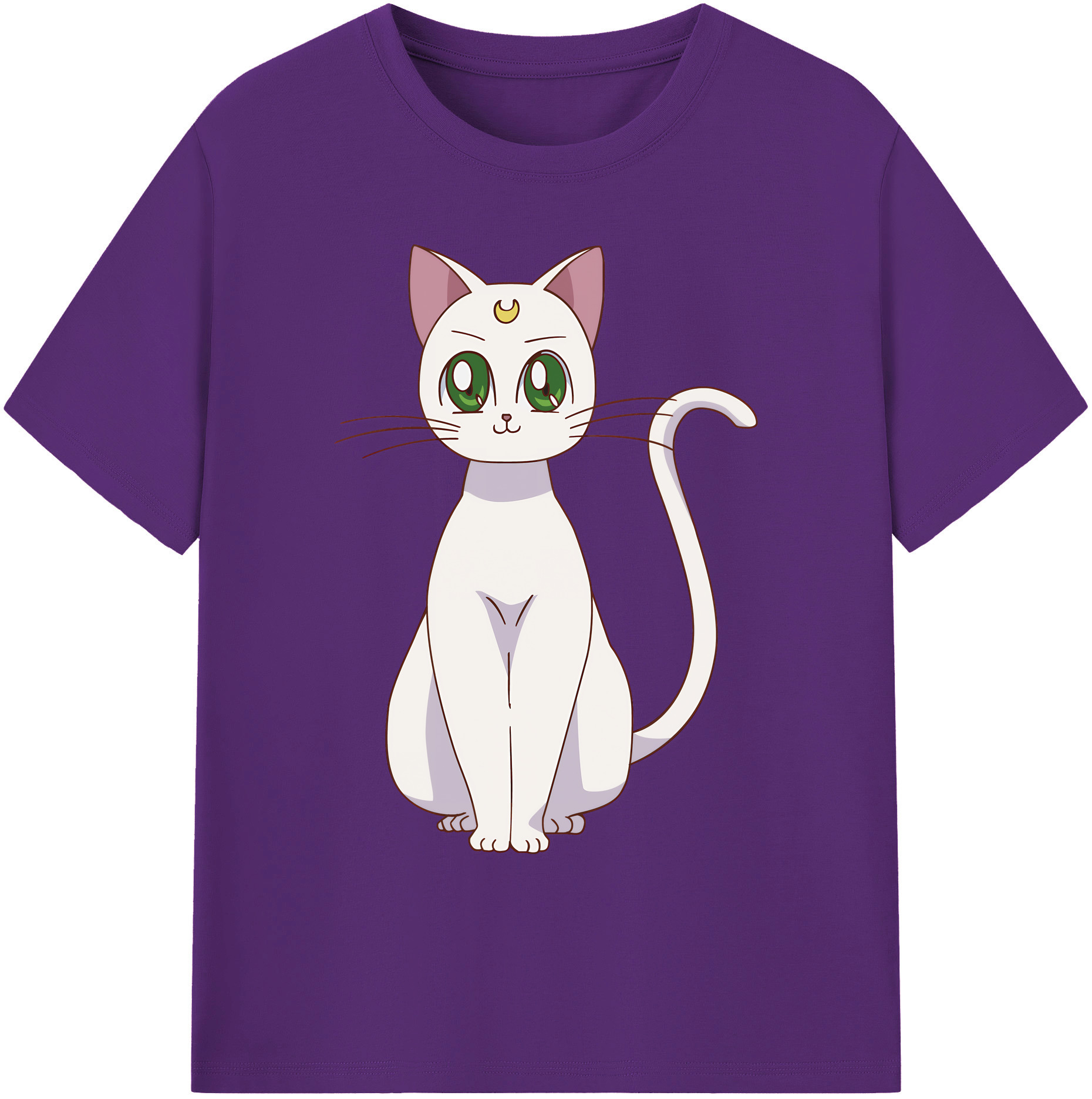 （画像用） 美少女戦士セーラームーン Sailor Moon 綿100％ メンズ半袖Tシャツ｜肌触りやわらか＆通気性