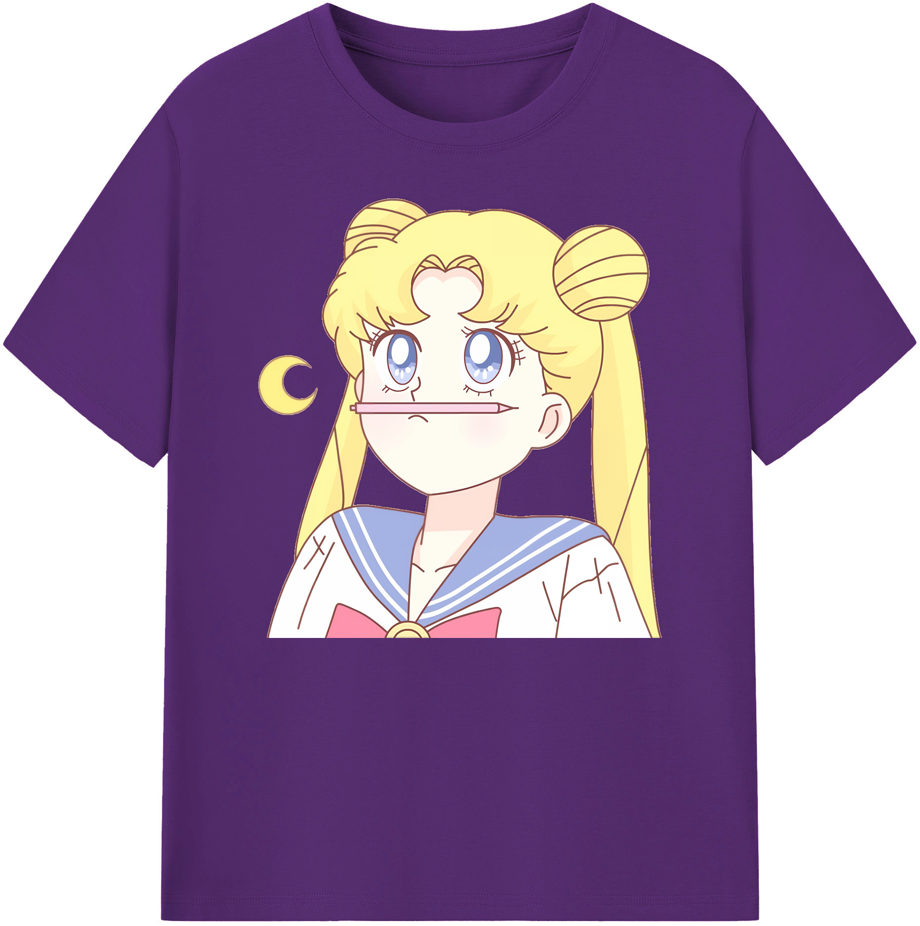 （画像用） 美少女戦士セーラームーン 愛野 美奈子 あいの みなこ Sailor Moon Aino Minako 綿100％ メンズ半袖Tシャツ｜肌触りやわらか＆通気性