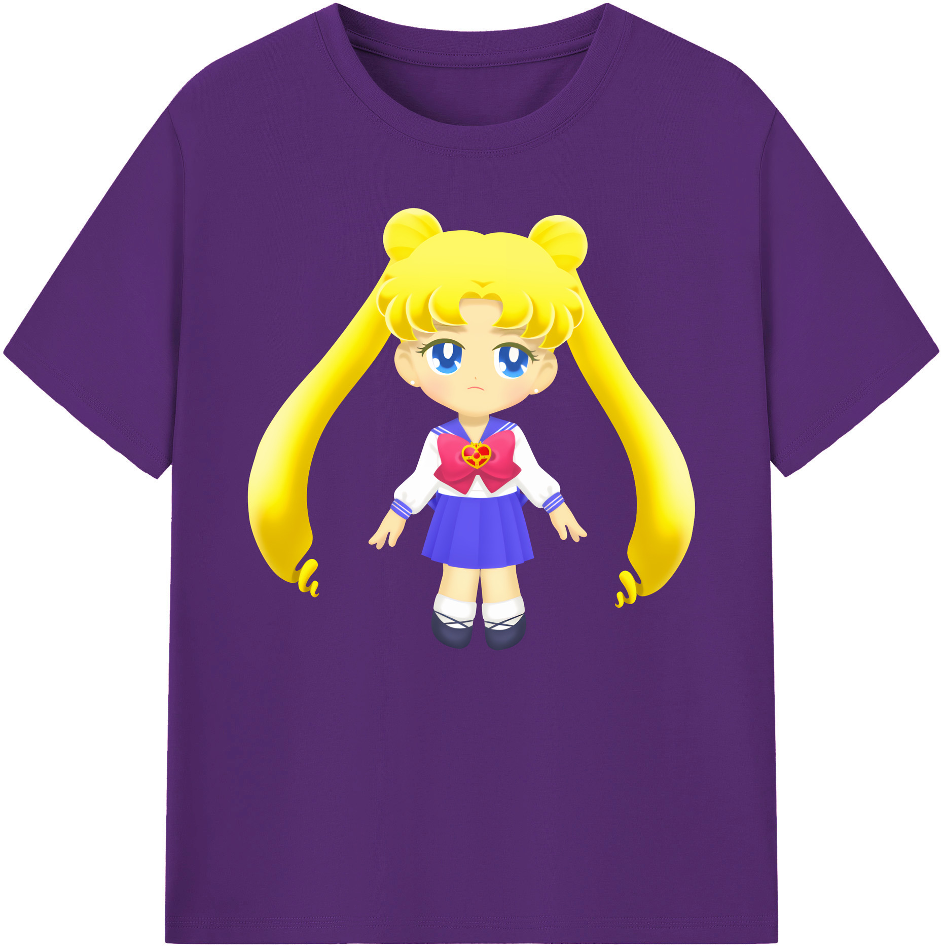 （画像用） 美少女戦士セーラームーン 愛野 美奈子 あいの みなこ Sailor Moon Aino Minako 綿100％ メンズ半袖Tシャツ｜肌触りやわらか＆通気性