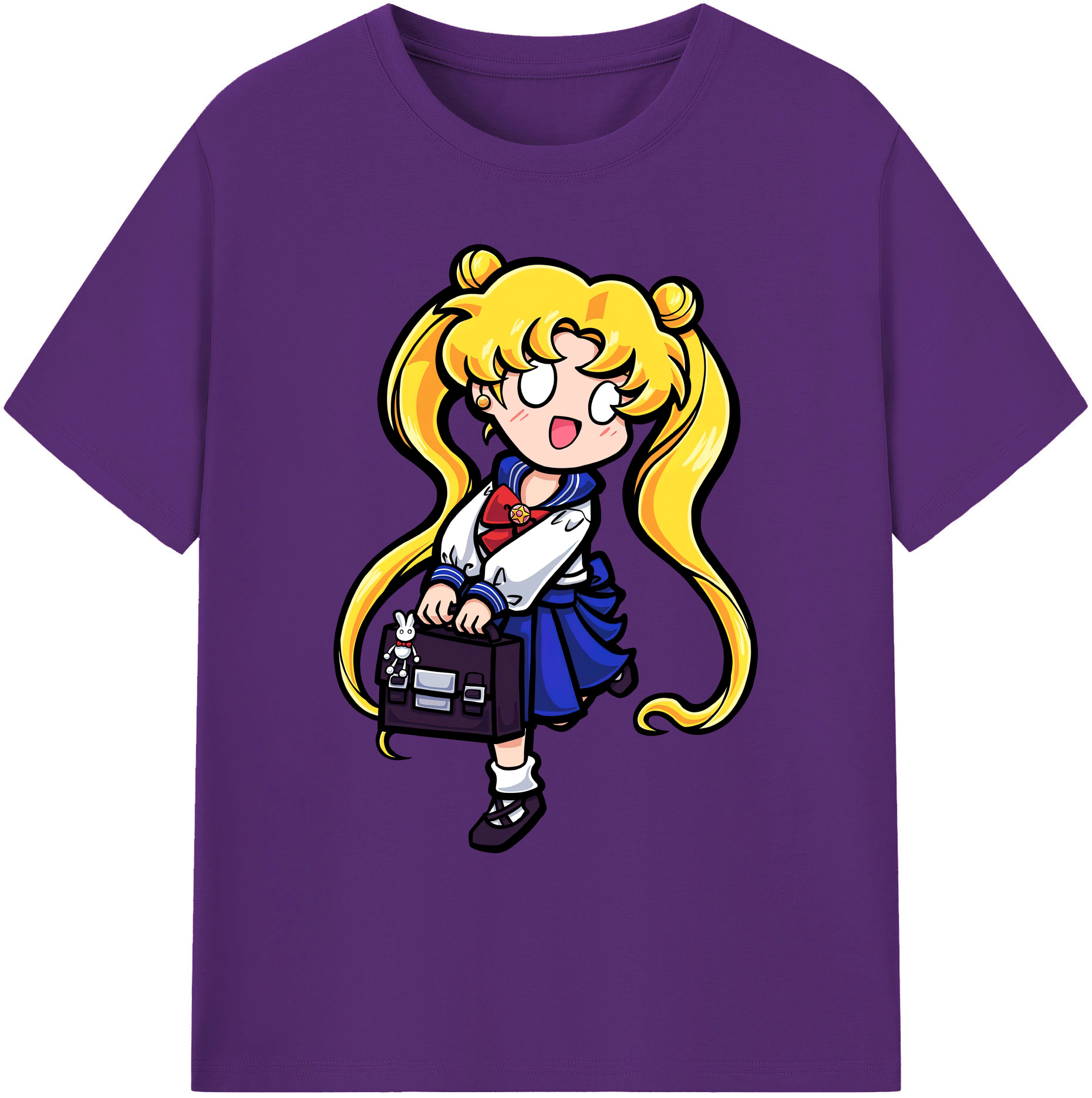 （画像用） 美少女戦士セーラームーン 愛野 美奈子 あいの みなこ Sailor Moon Aino Minako 綿100％ メンズ半袖Tシャツ｜肌触りやわらか＆通気性