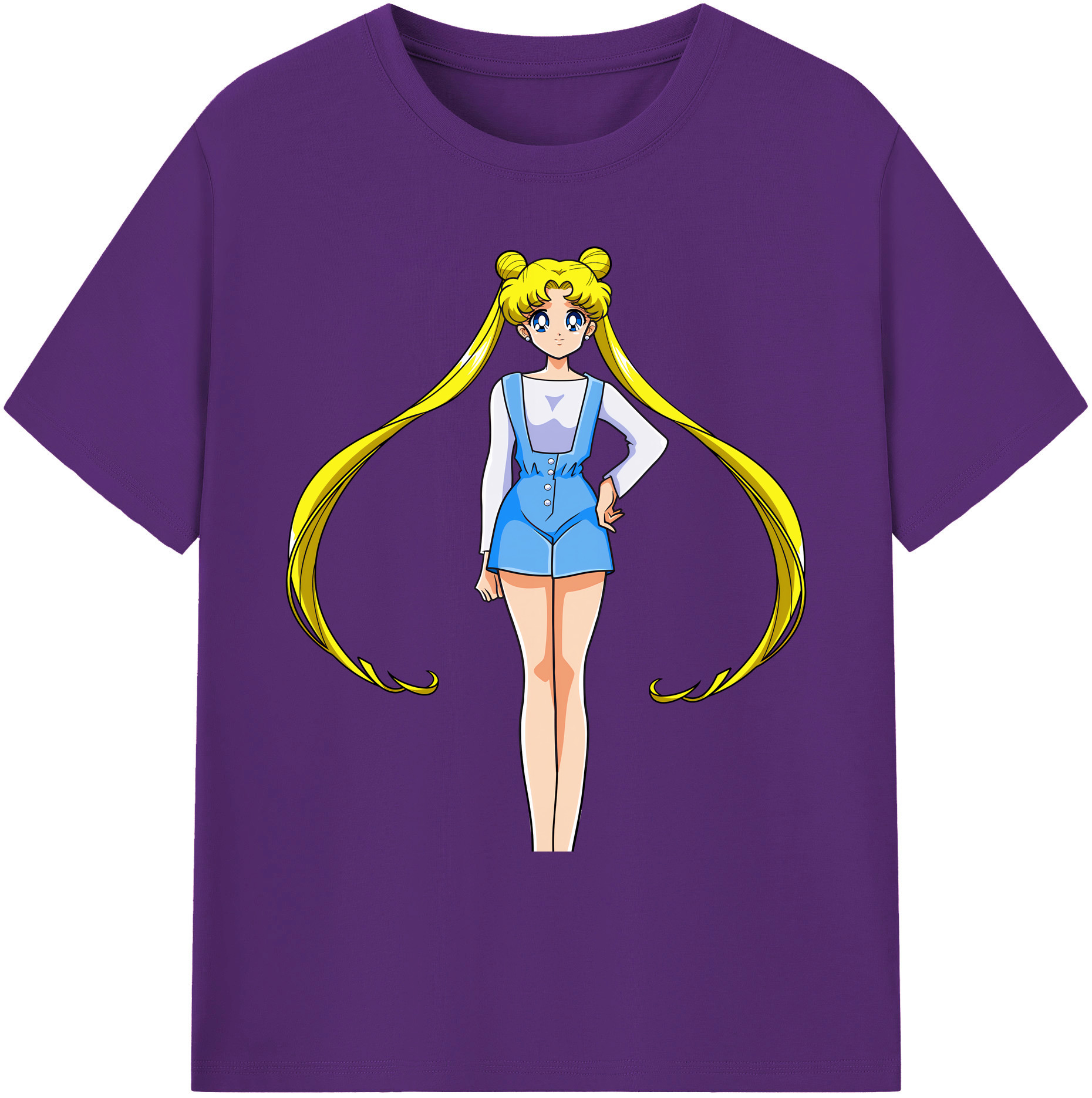 （画像用） 美少女戦士セーラームーン 愛野 美奈子 あいの みなこ Sailor Moon Aino Minako 綿100％ メンズ半袖Tシャツ｜肌触りやわらか＆通気性